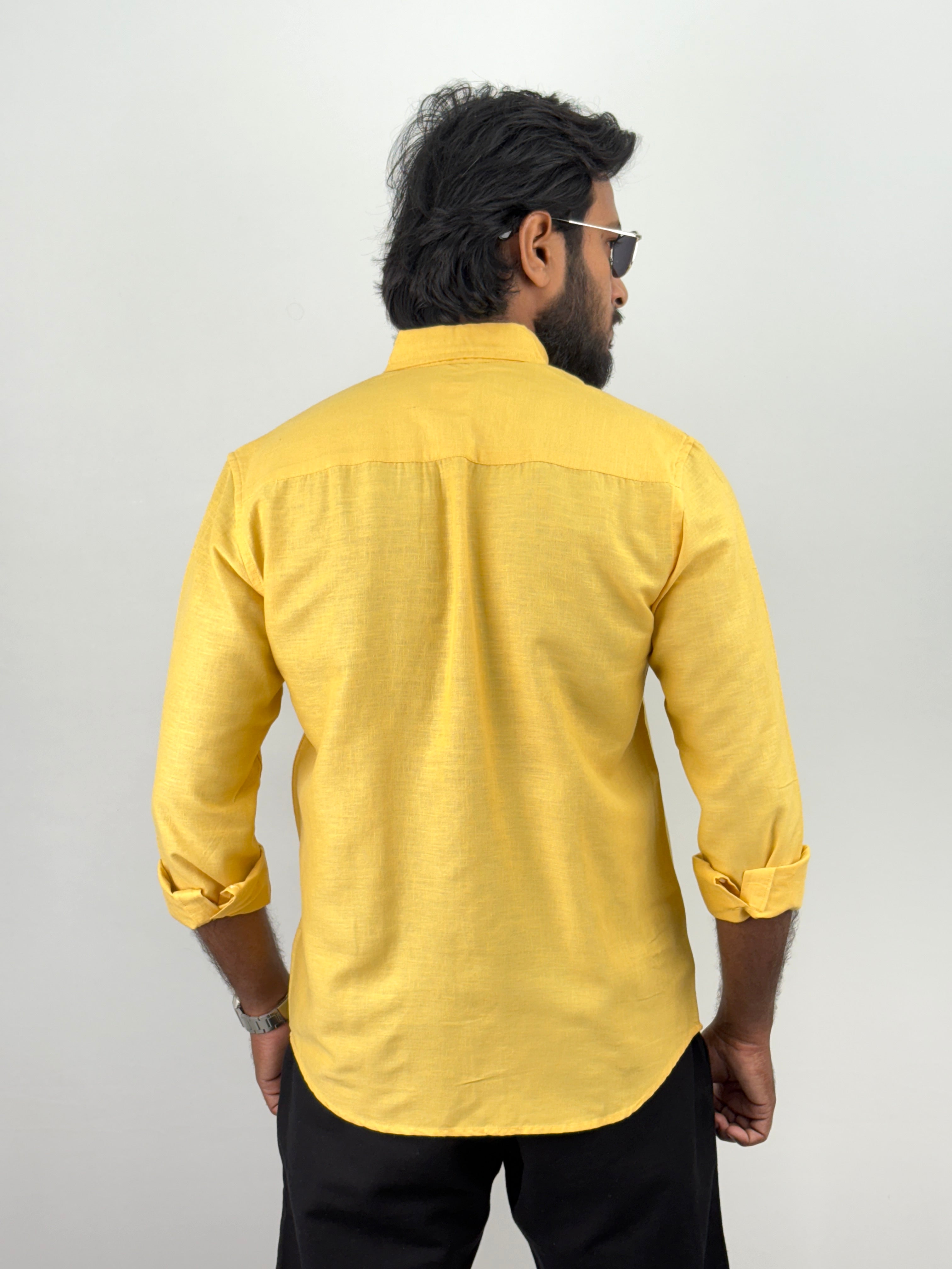 Yellow Linen Shirts
