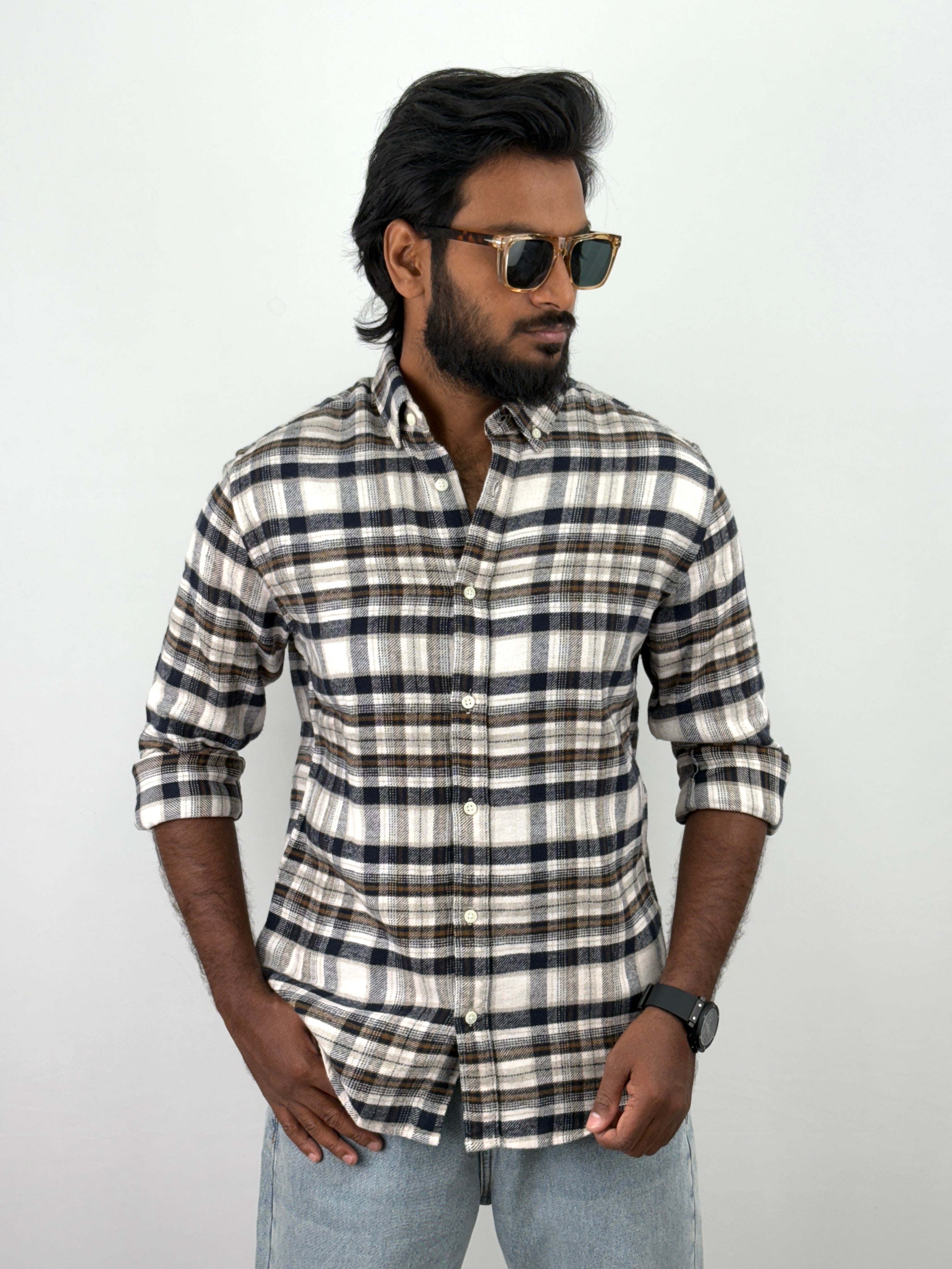 White Flannel Shirts