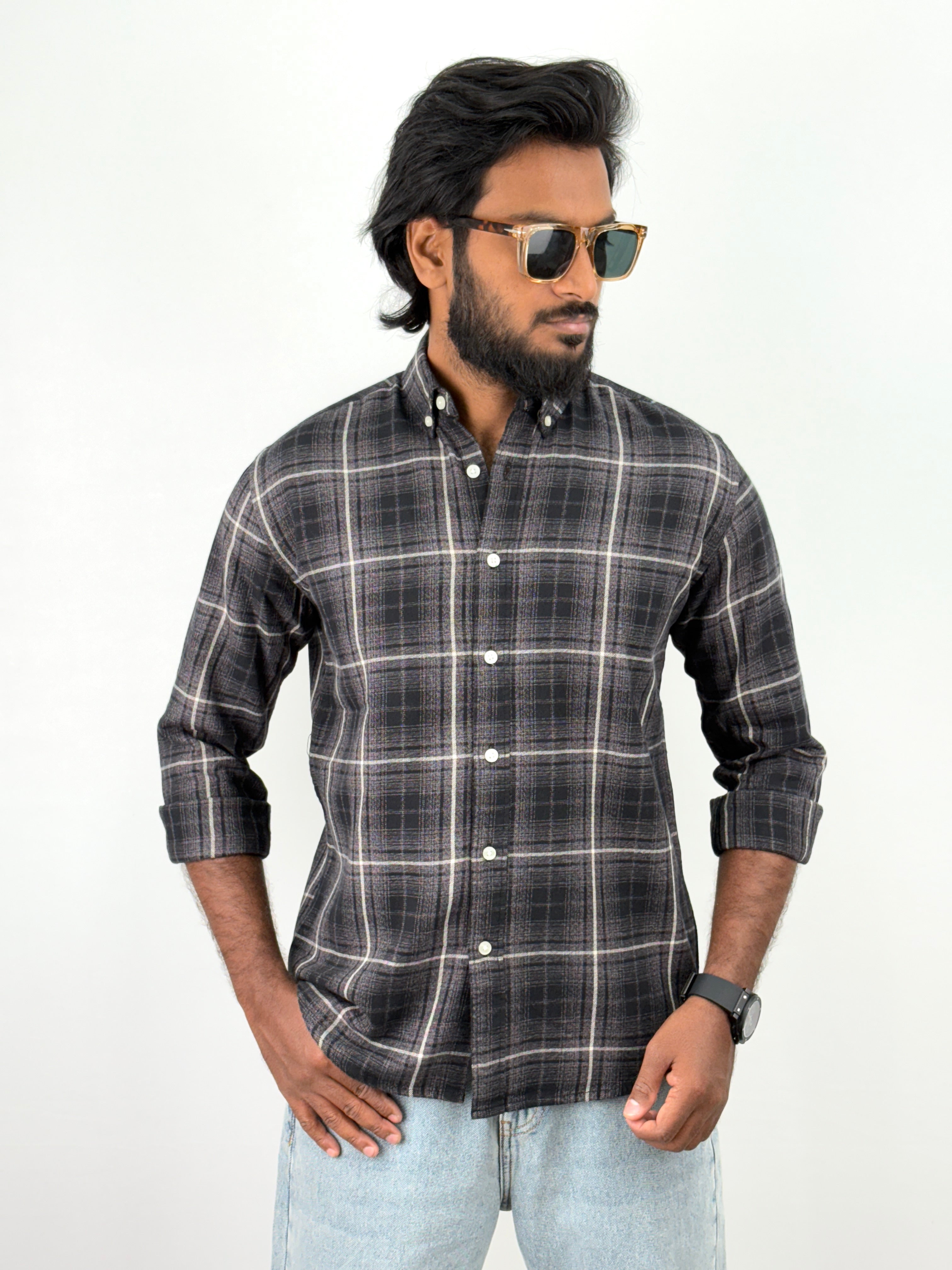 Black Flannel Shirts