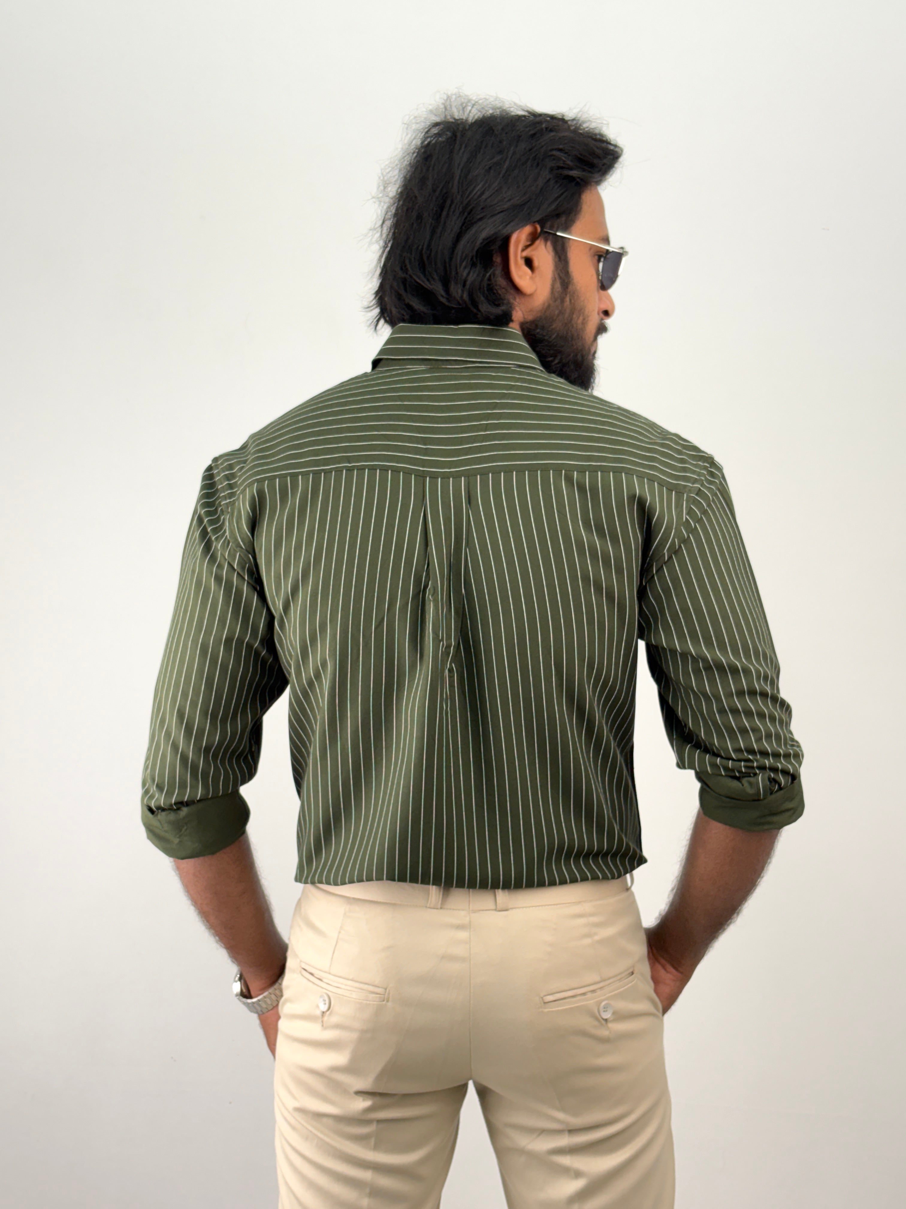 Green Stripe Shirt