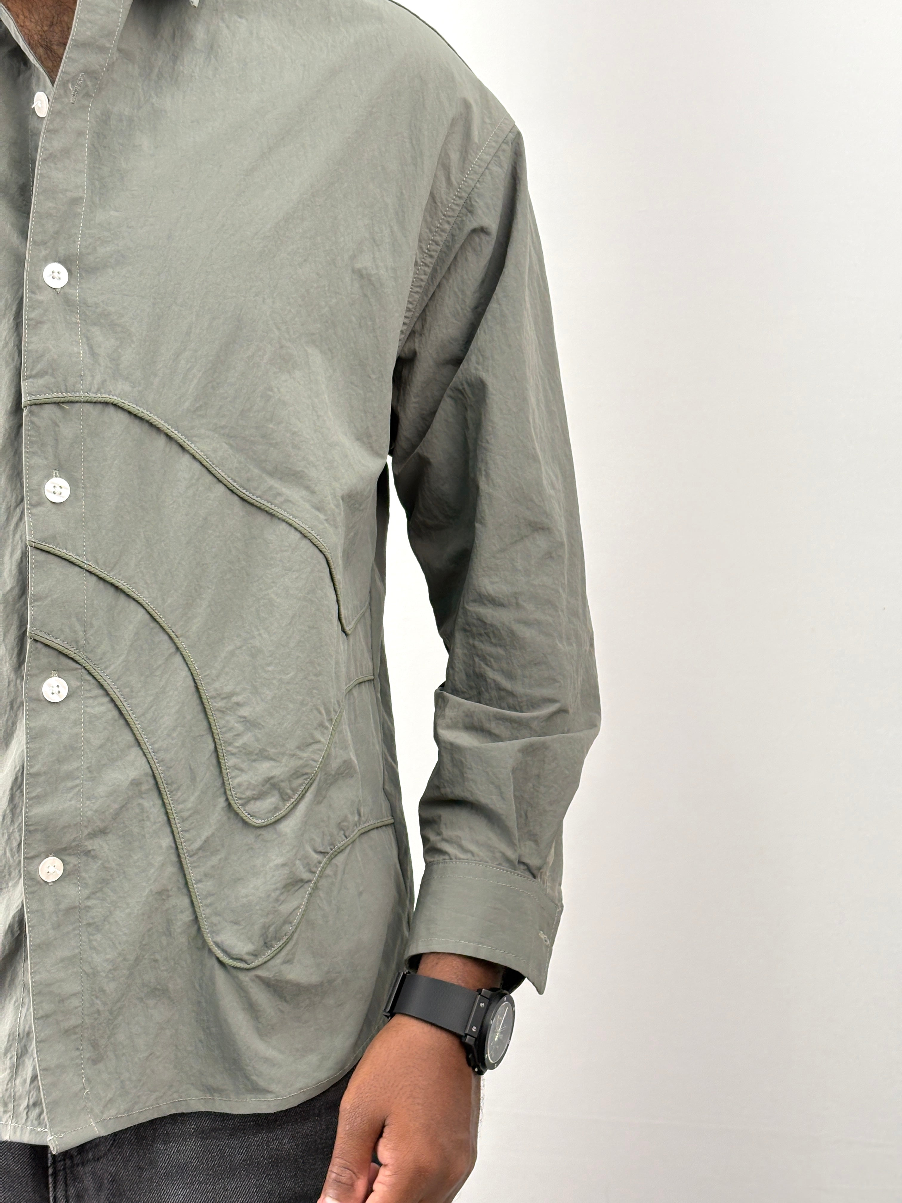 Grey Oversized Shirt