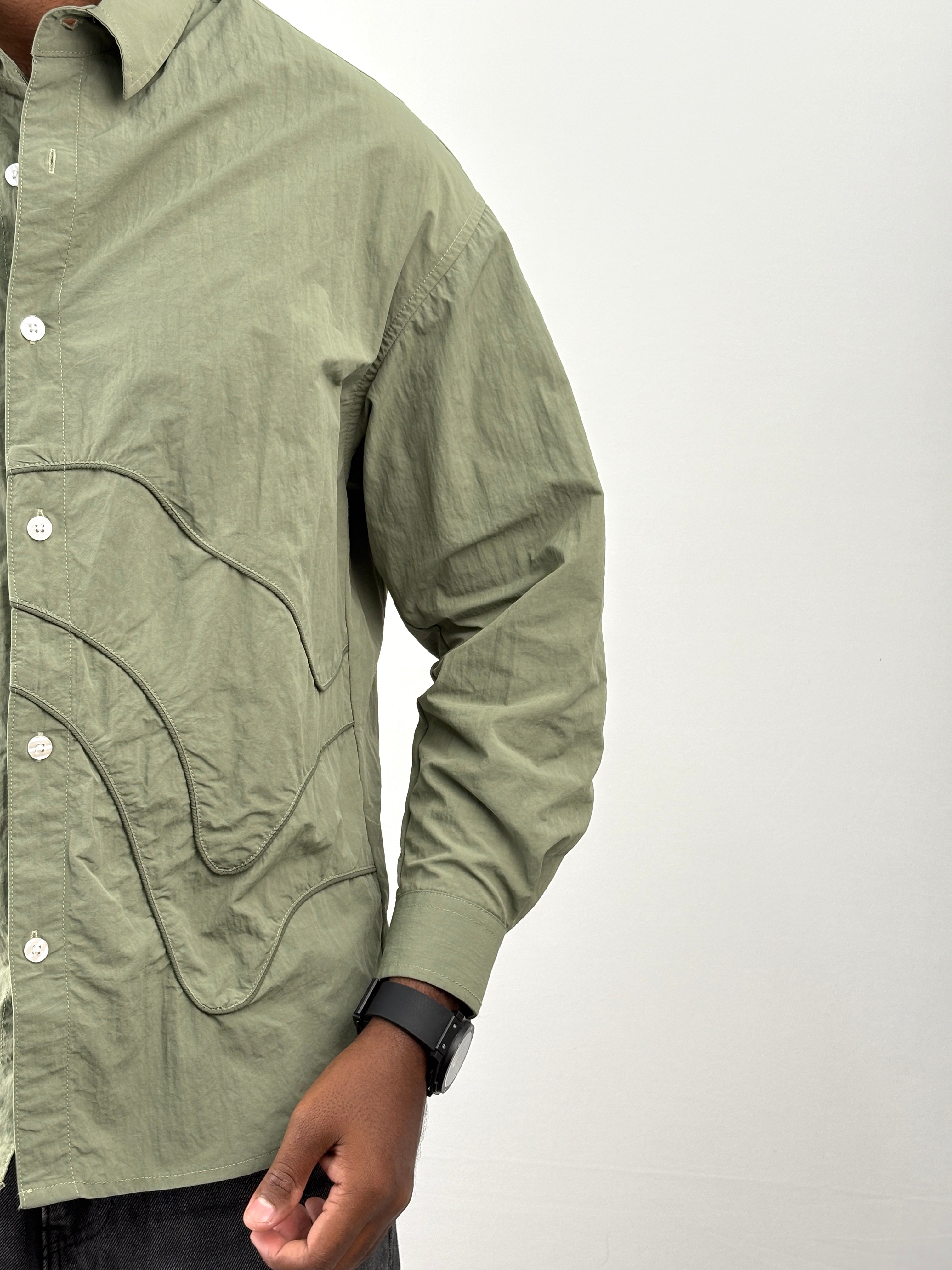 Green Oversized Shirt