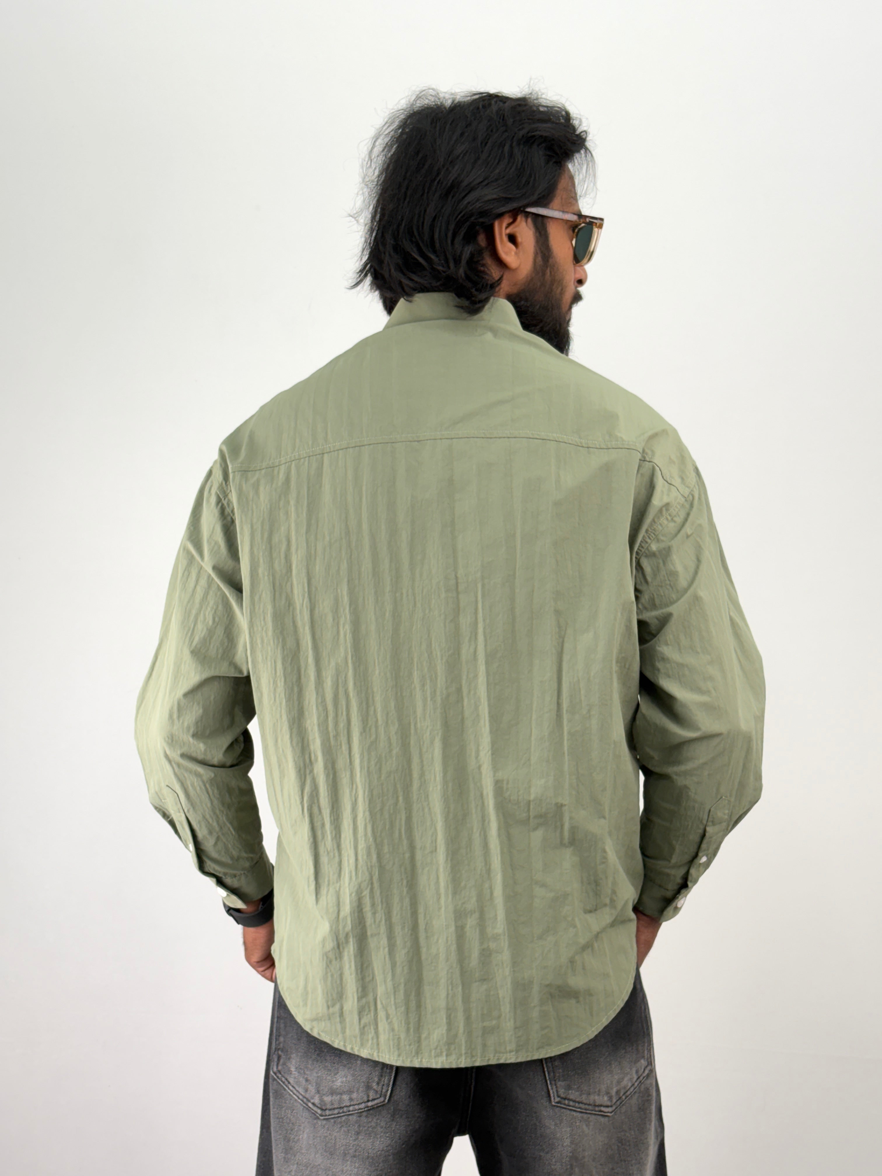 Green Oversized Shirt