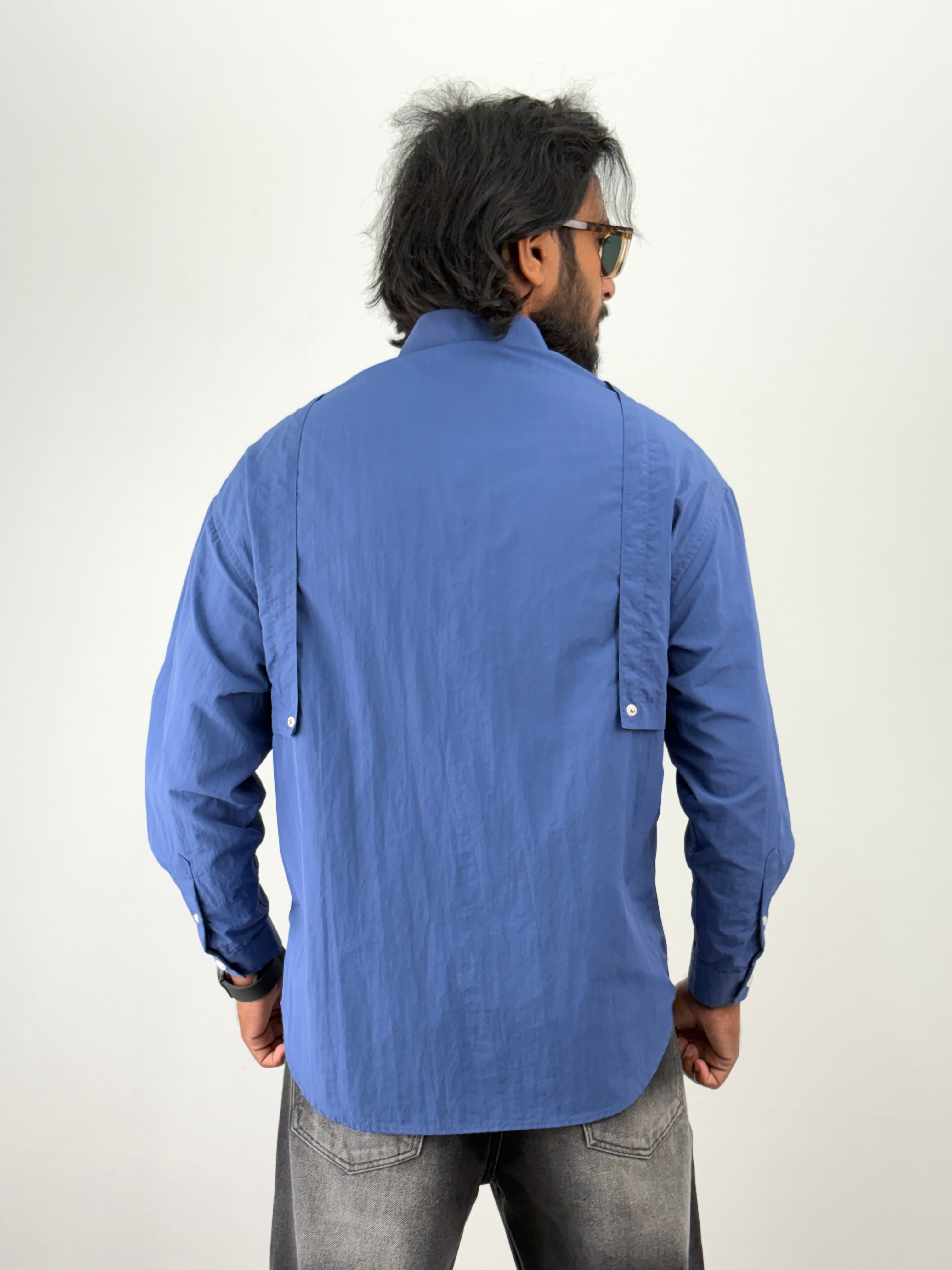 Blue Oversized Shirt
