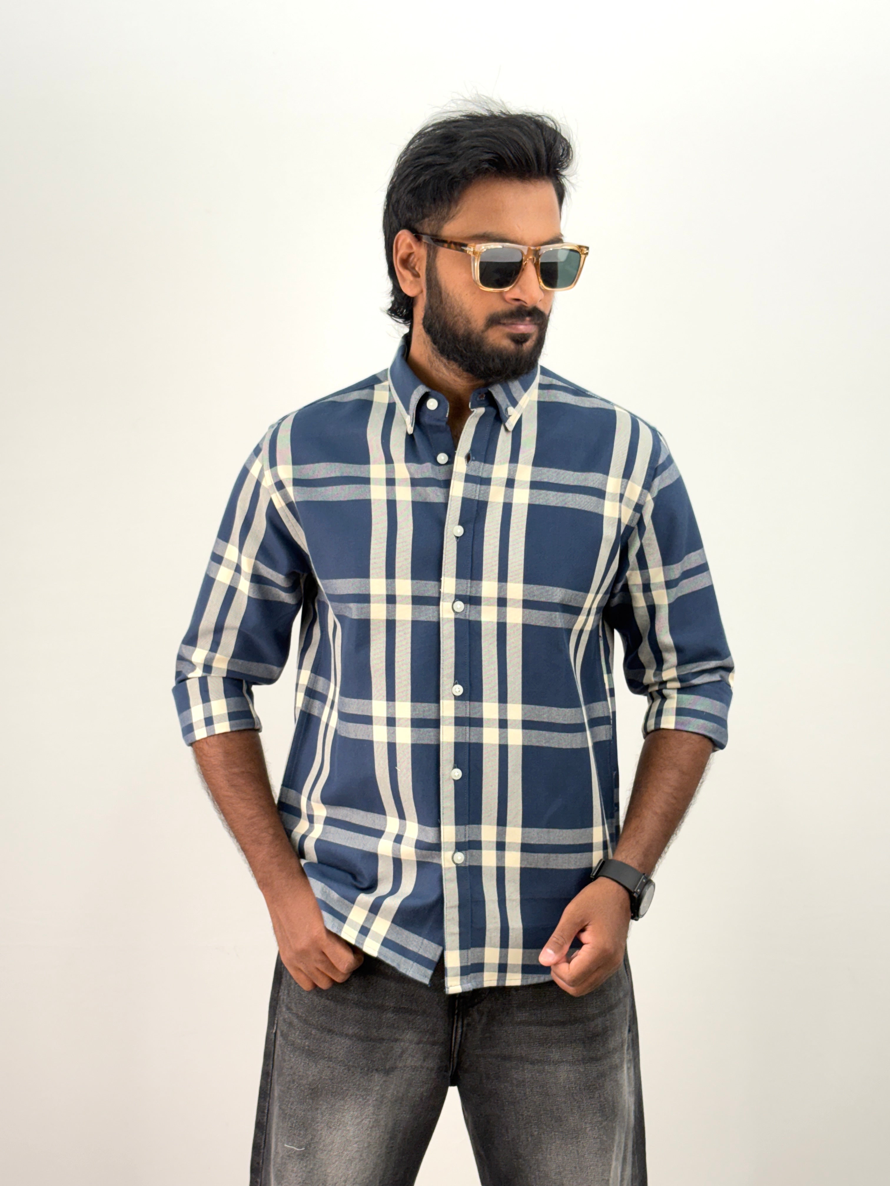 Blue Flannel Shirt