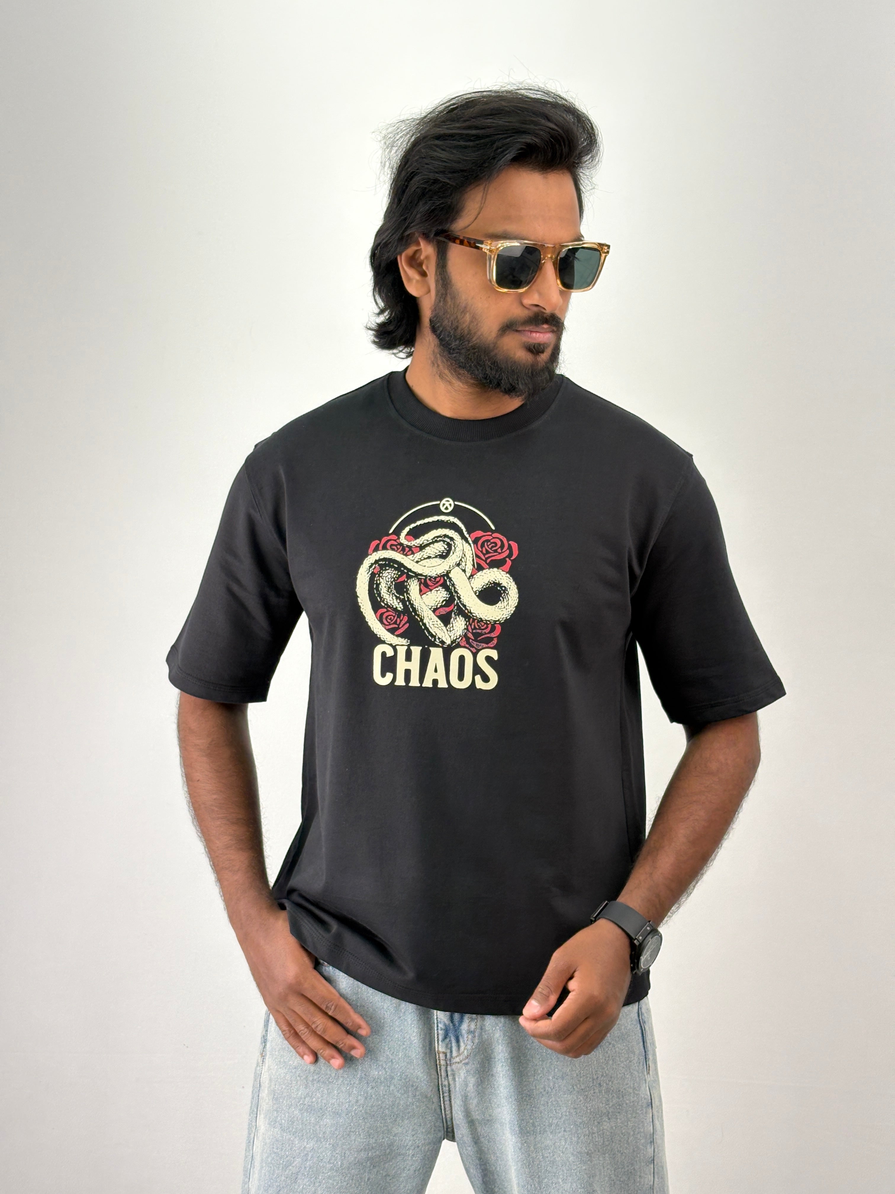 3 Black Oversized T-Shirt