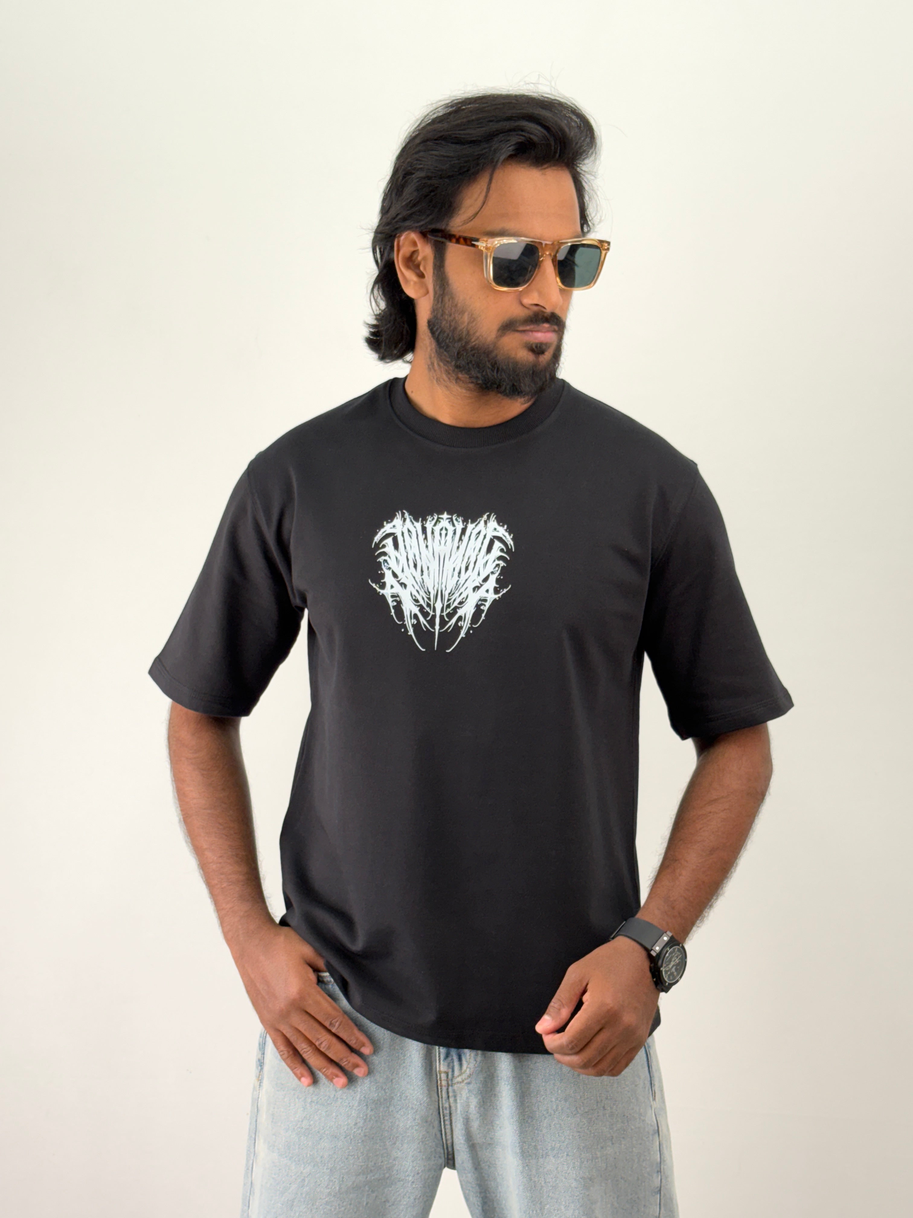 2 Black Oversized T-Shirt