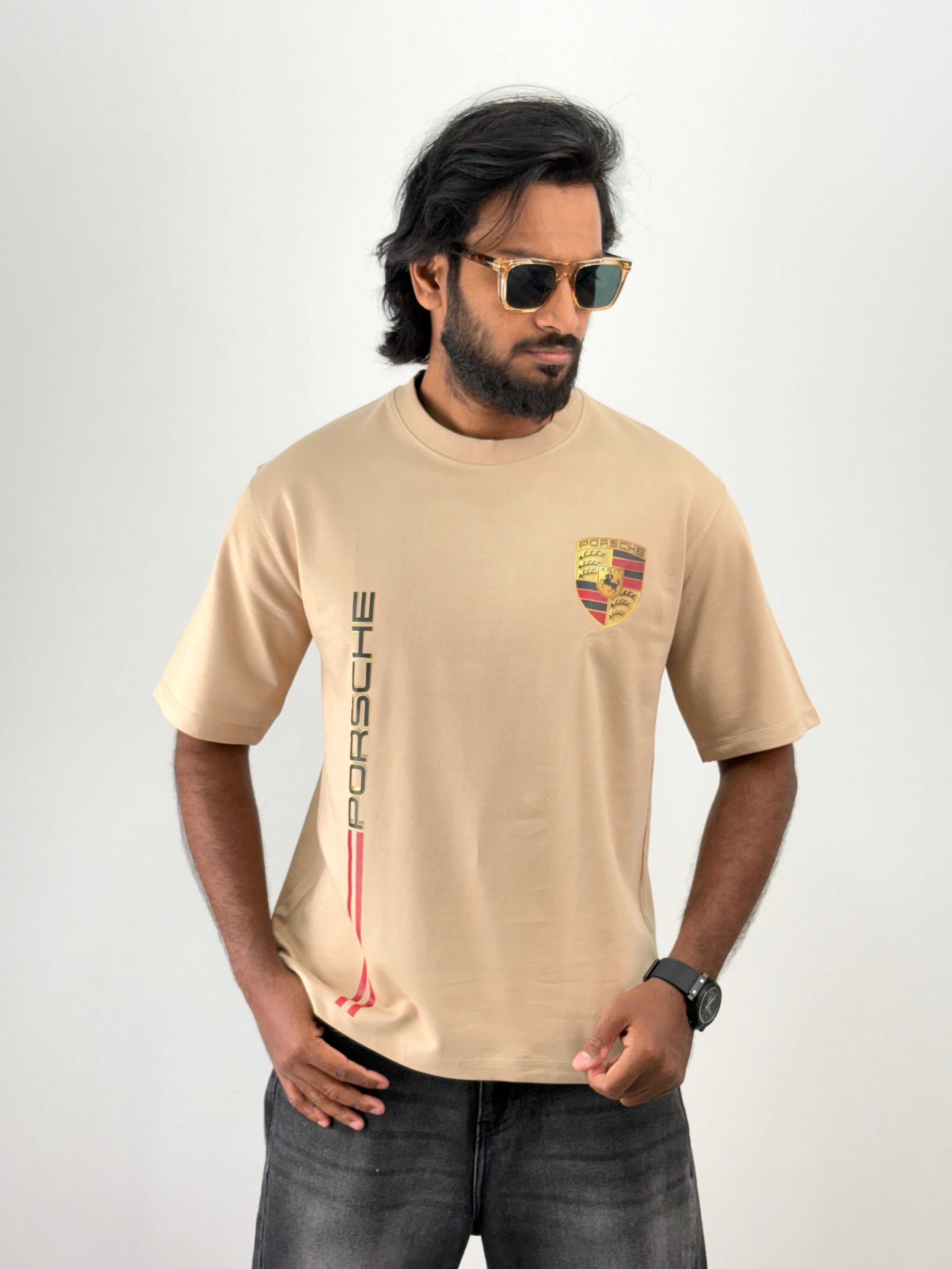 2 Beige Oversized T-Shirt