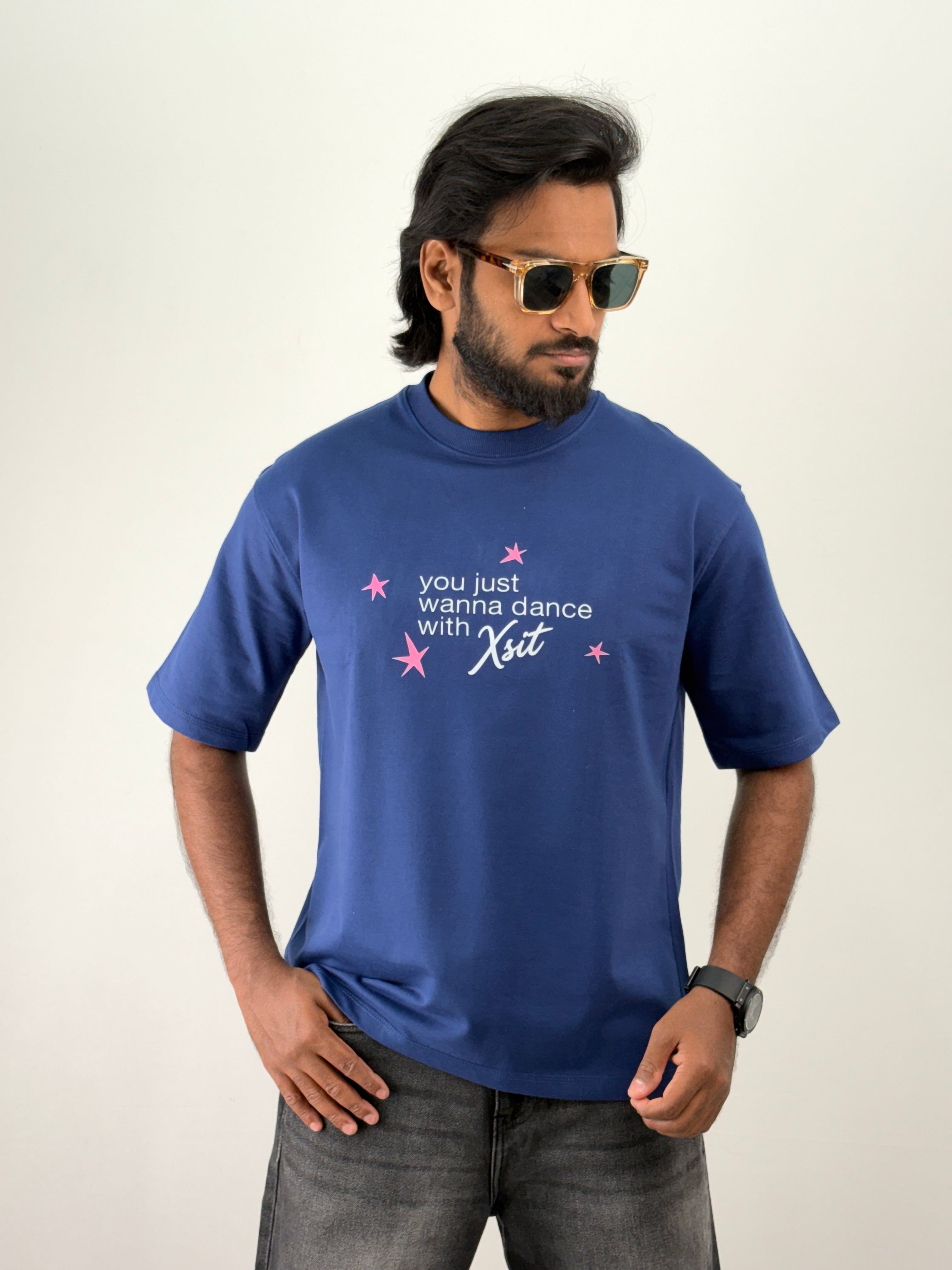 Blue Oversized T-Shirt