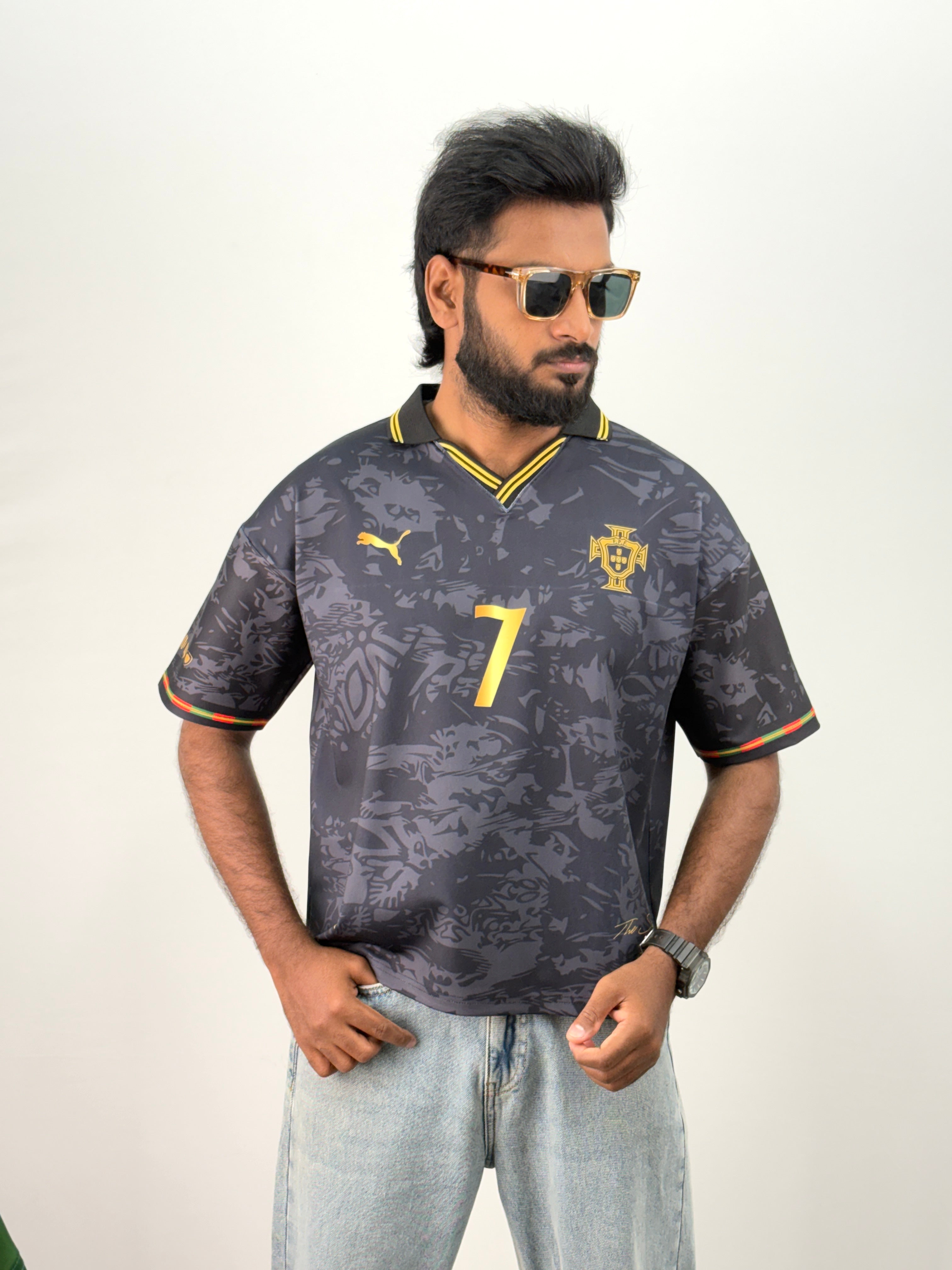 Portugal IMP Collared Football Jersey