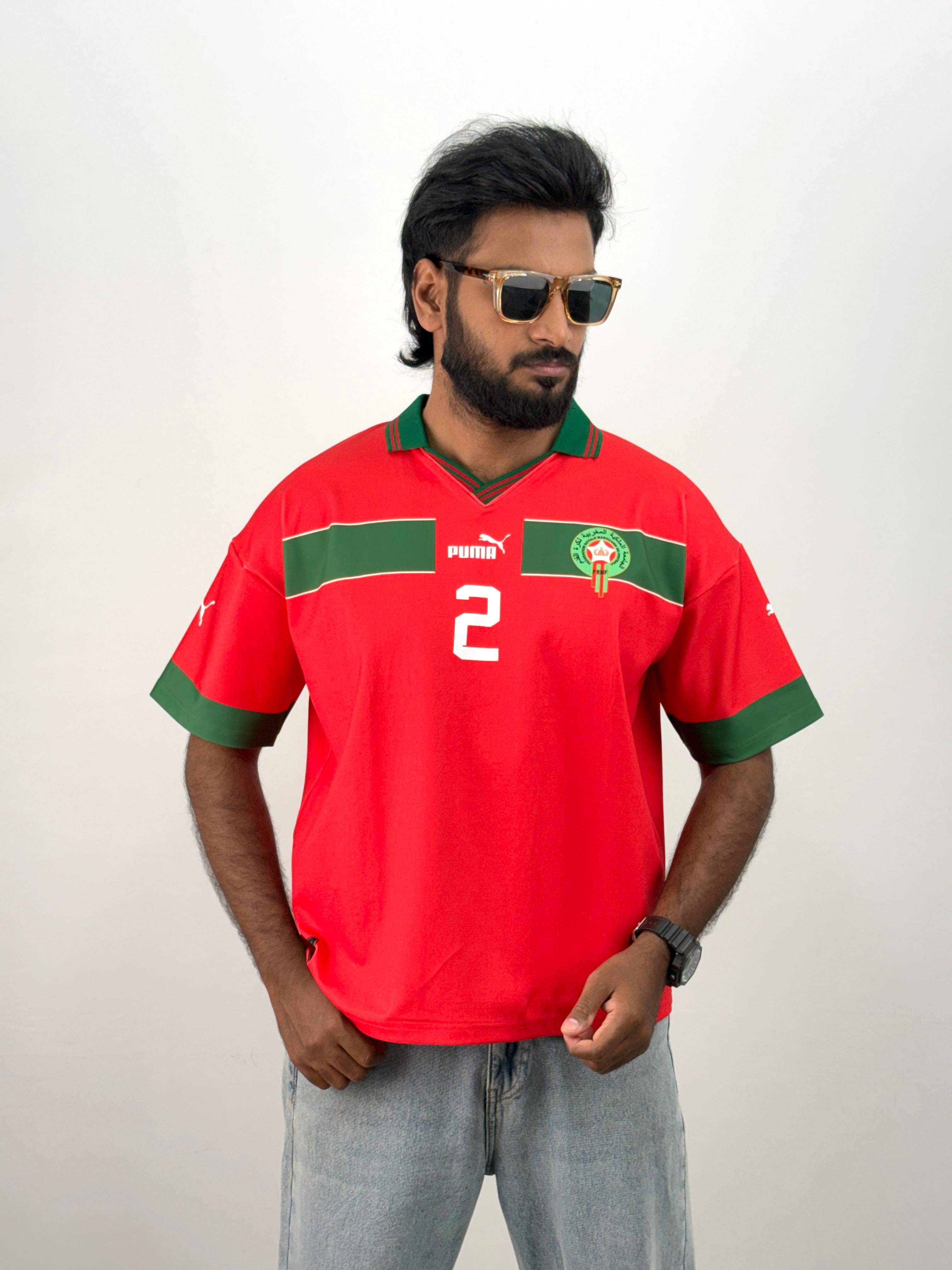 Morocco IMP Collared Football Jersey
