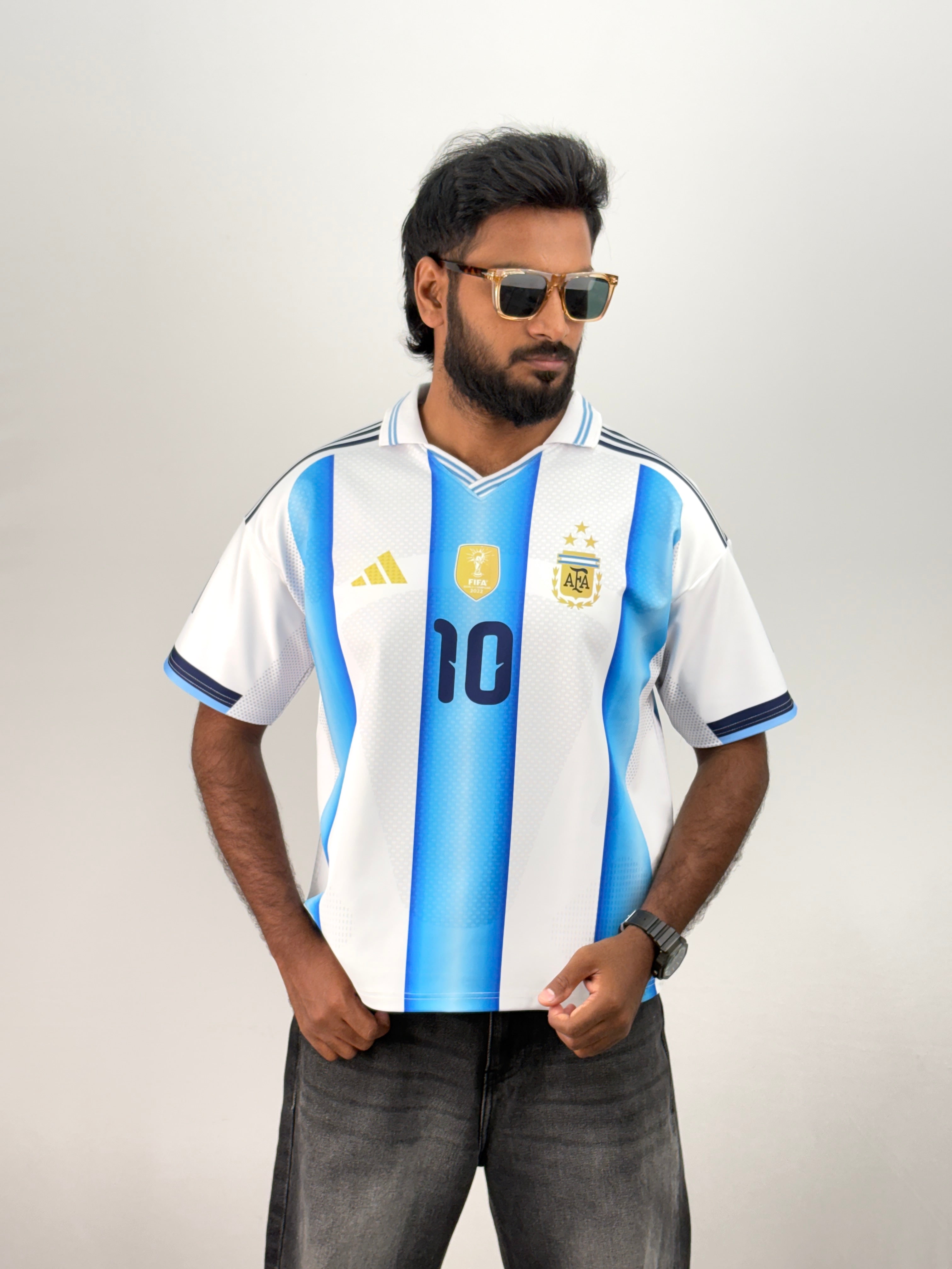 Argentina IMP Collared Football Jersey