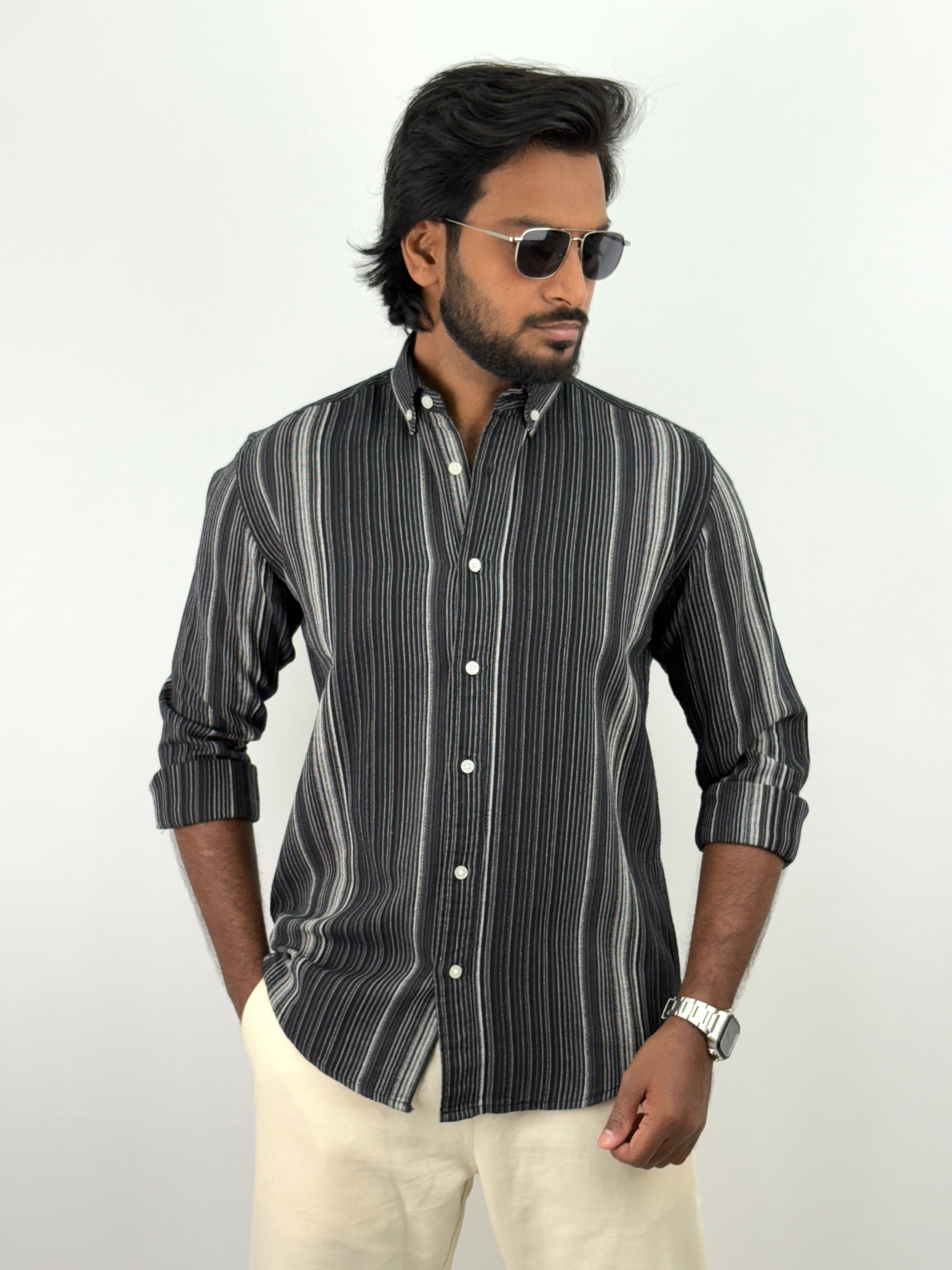 Black Stripe Shirt