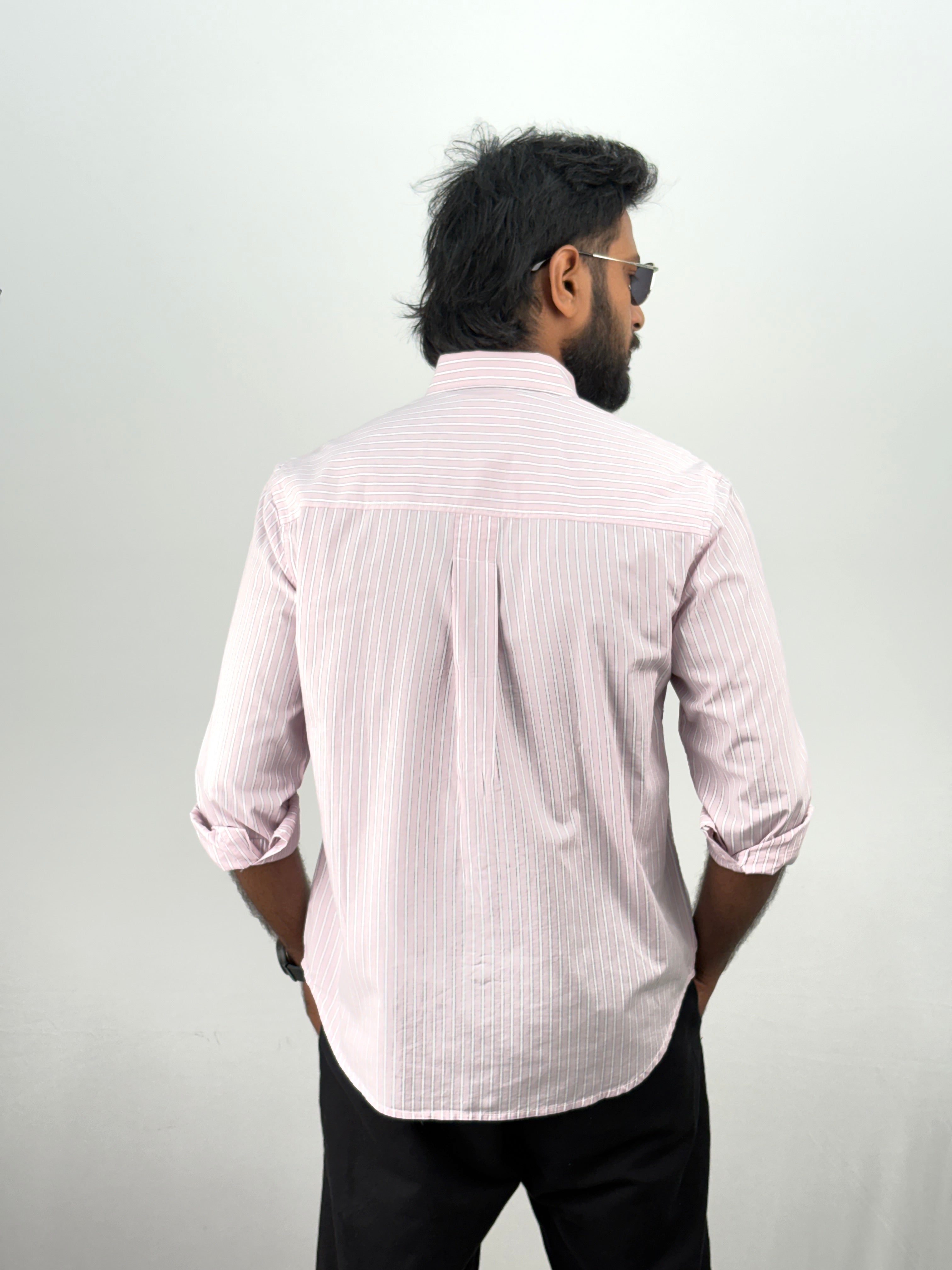 Peach Stripe Shirt