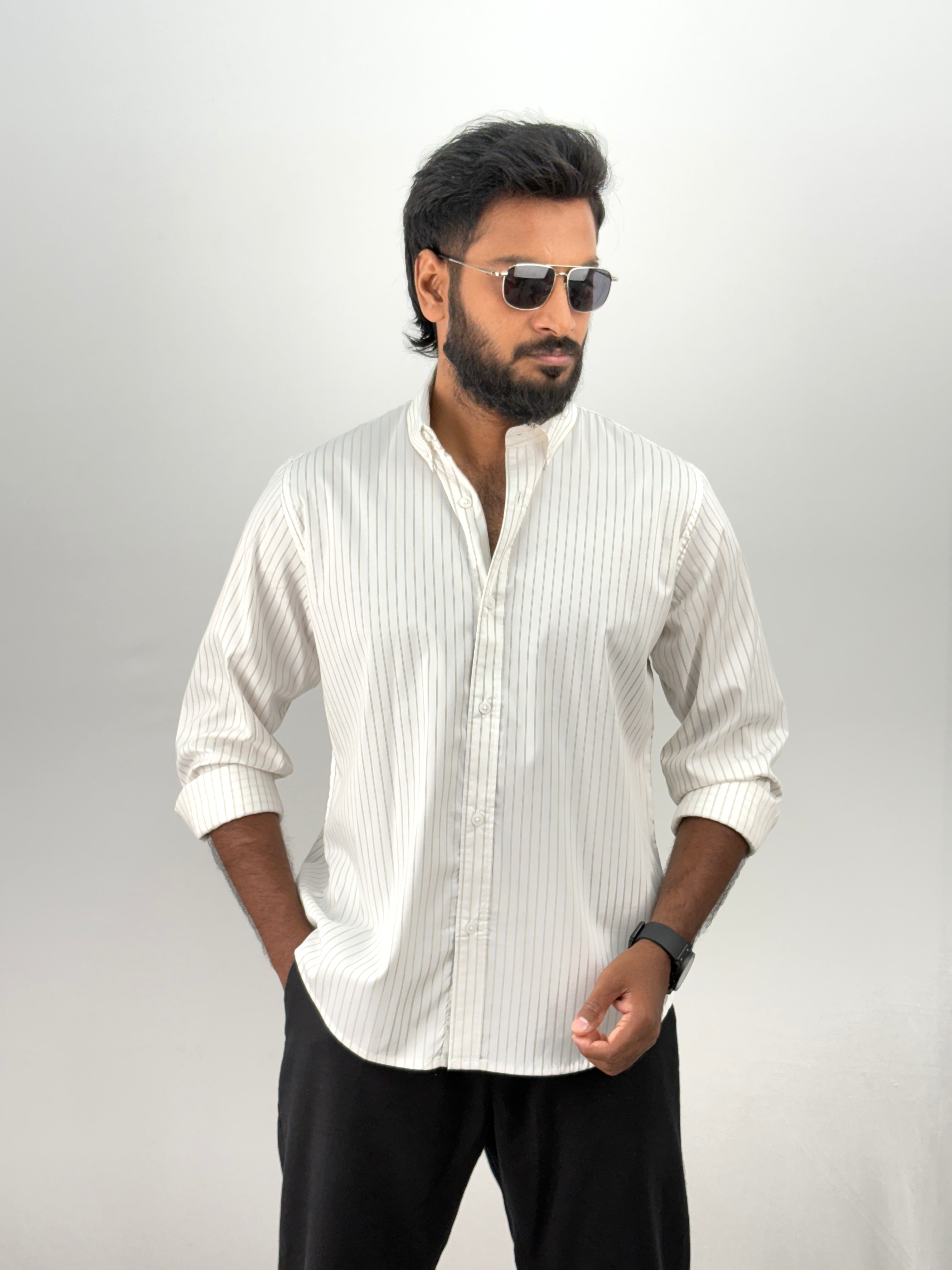 White Stripe Shirt