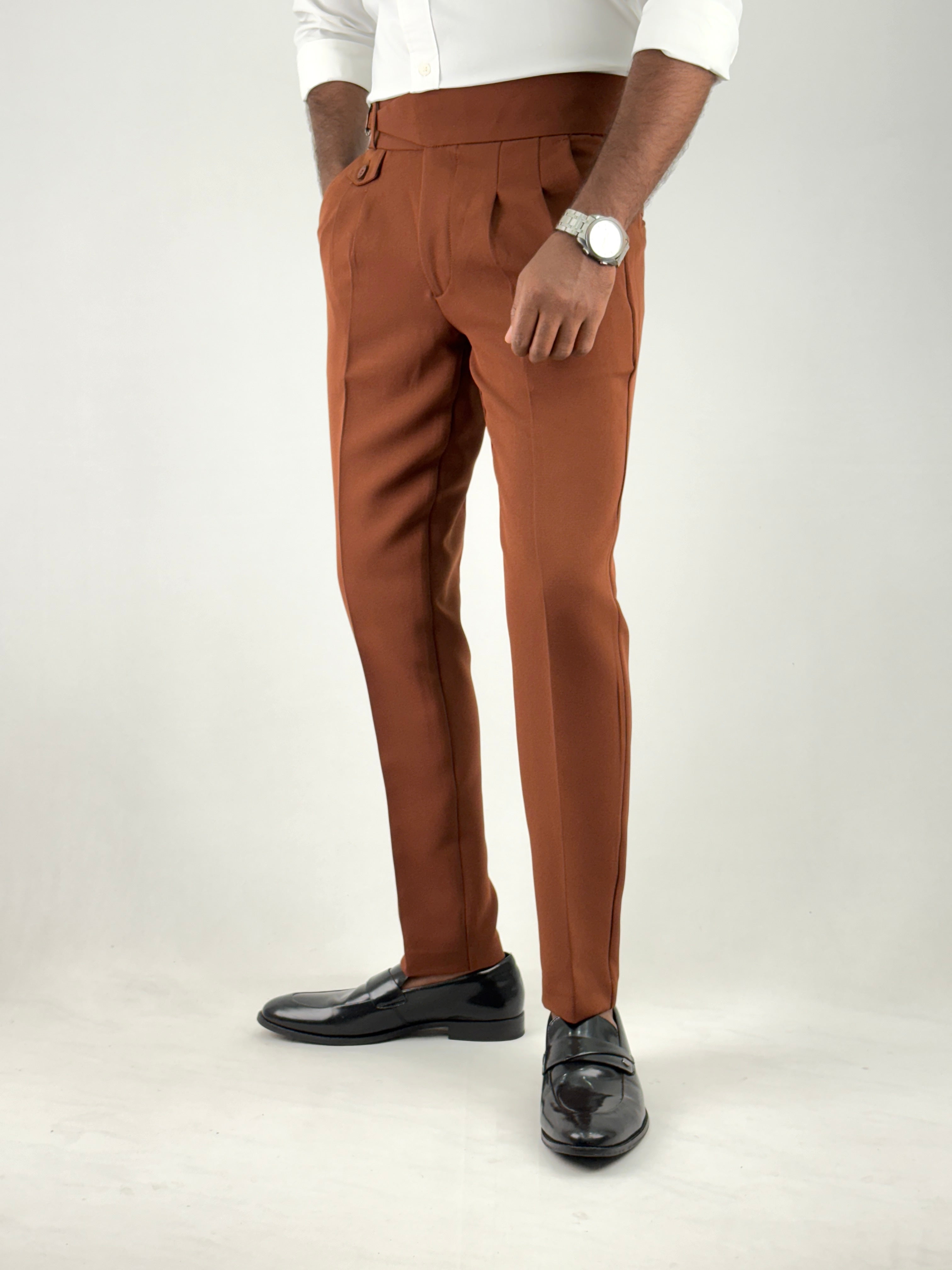 Brown Gurkha Pants