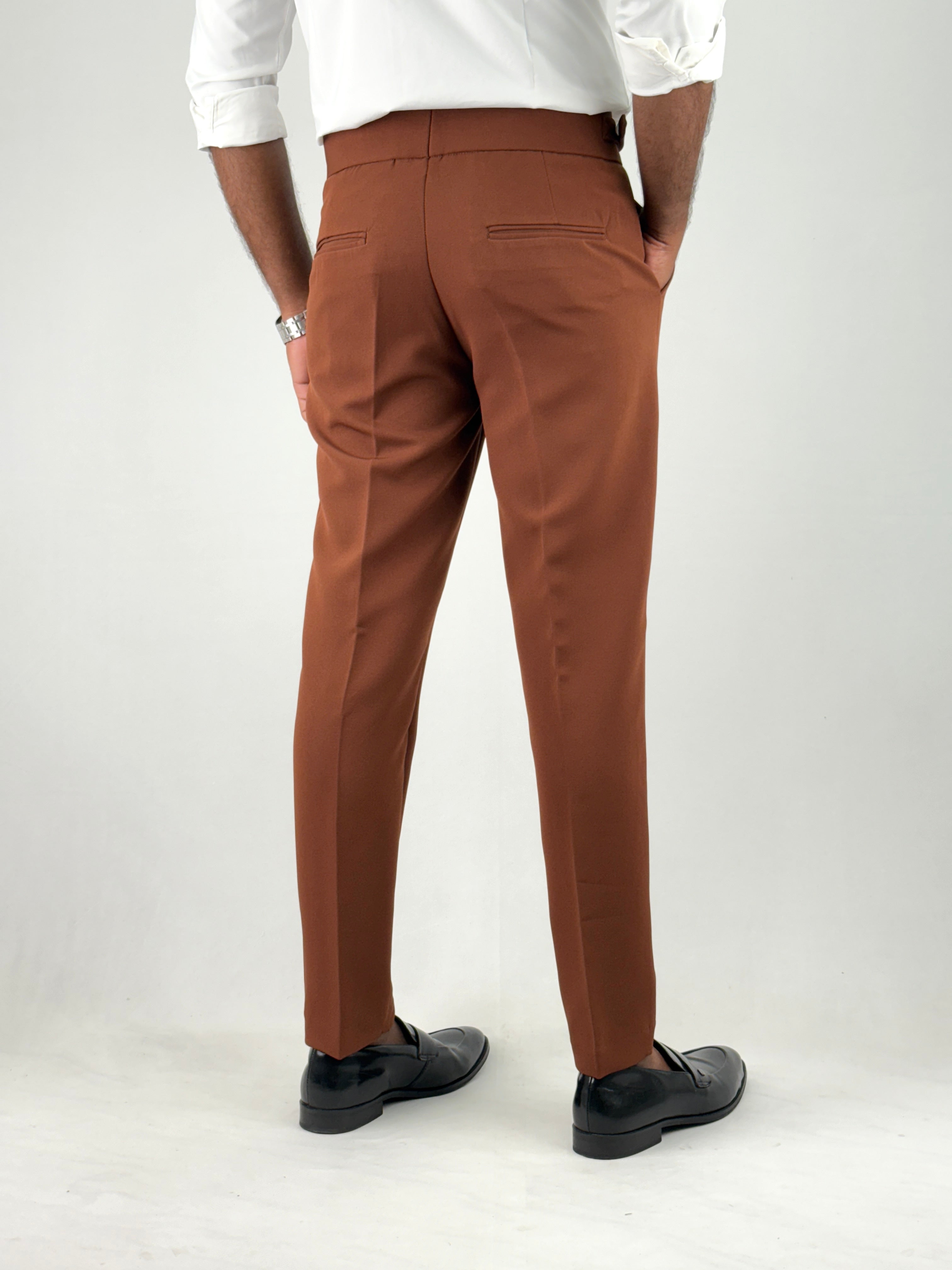 Brown Gurkha Pants