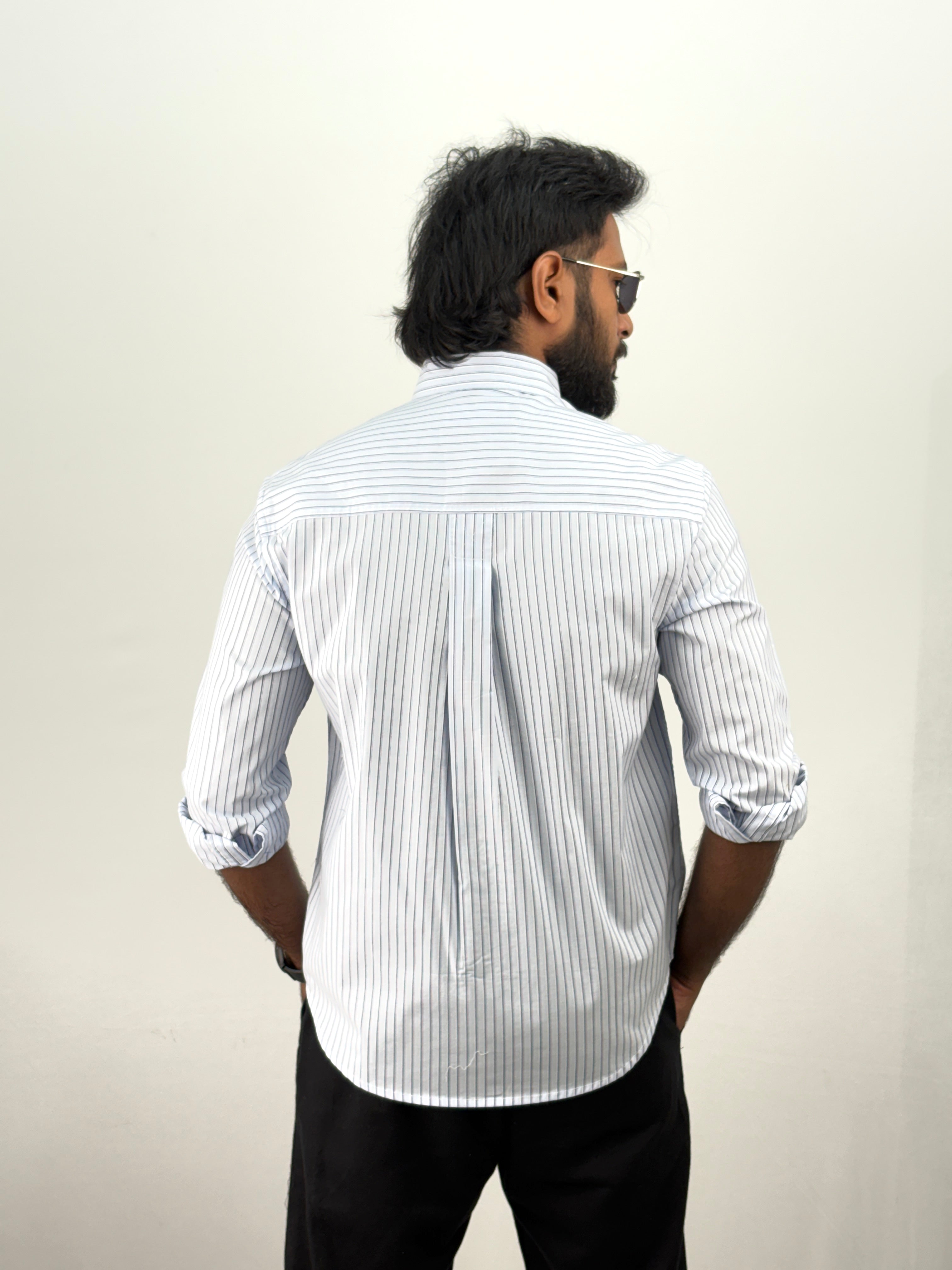 Light Blue Stripe Shirt
