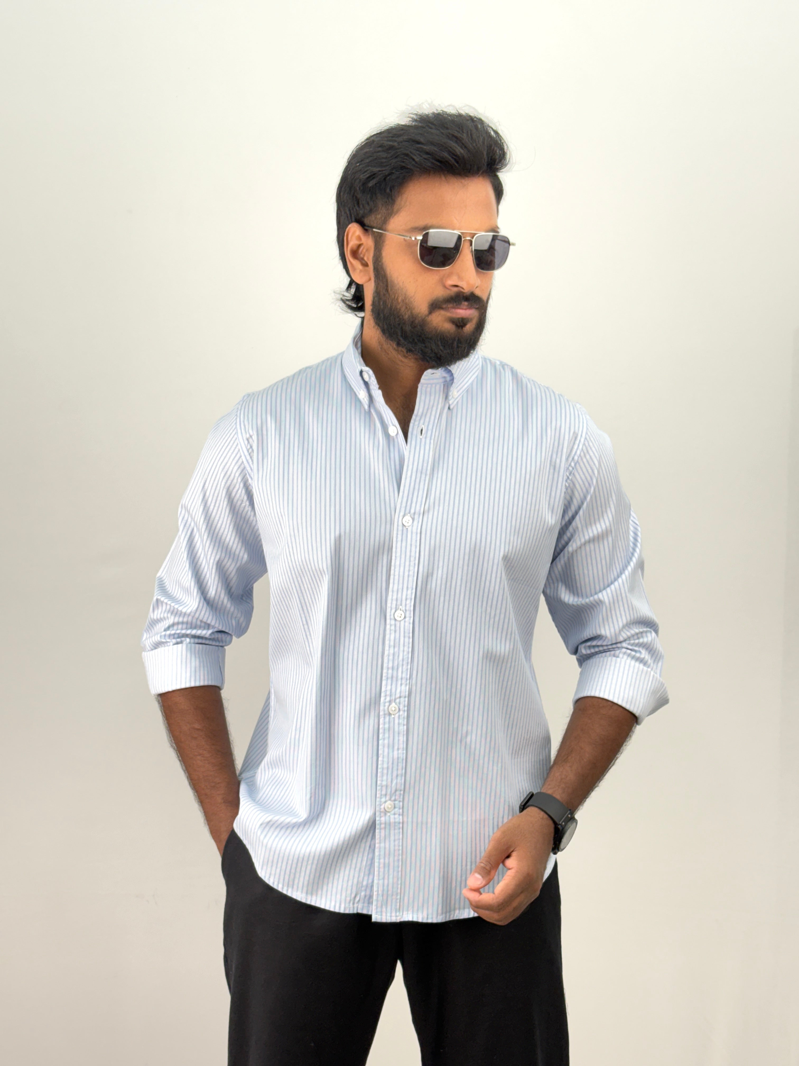 Blue Stripe Shirt
