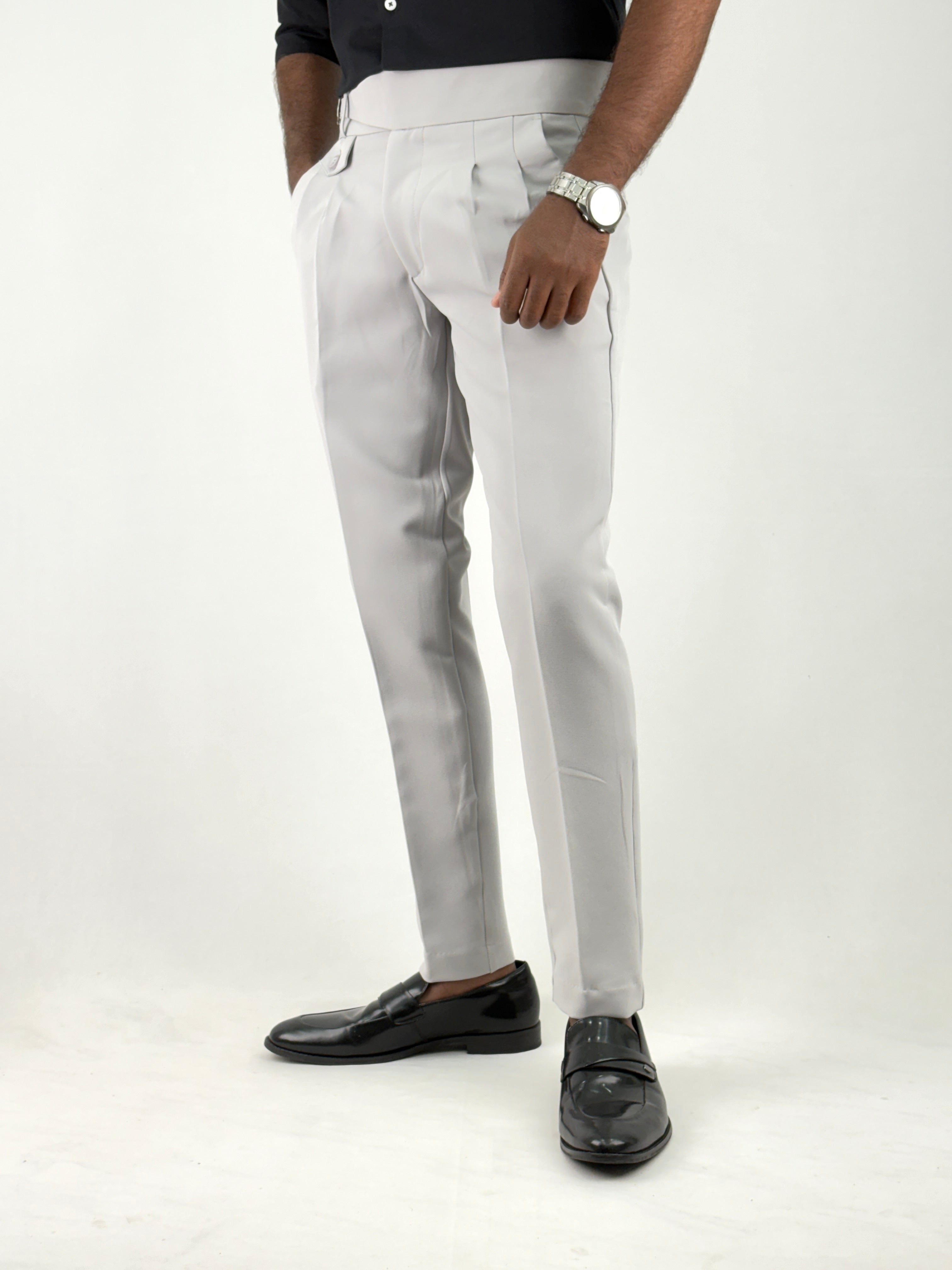 Light Grey Gurkha Pants