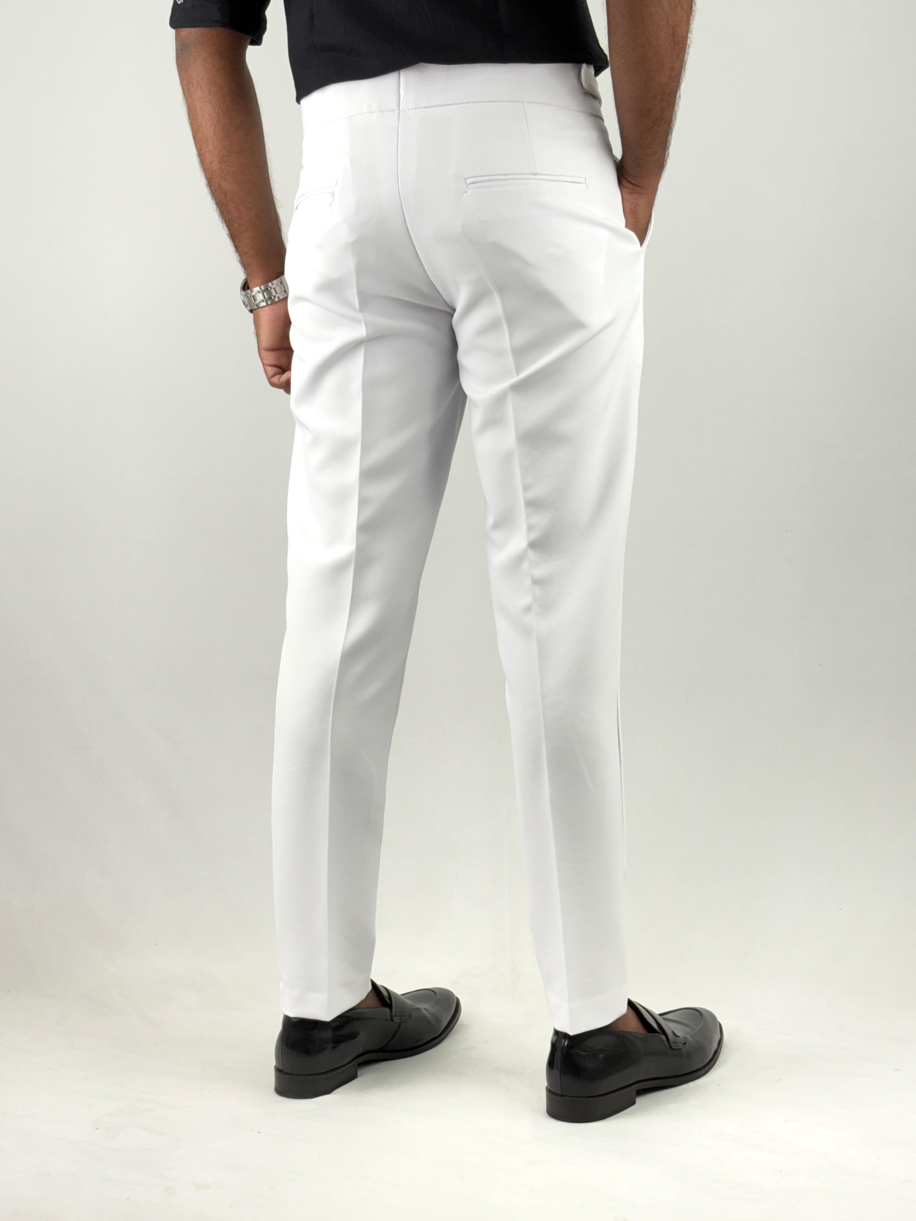 White Gurkha Pants