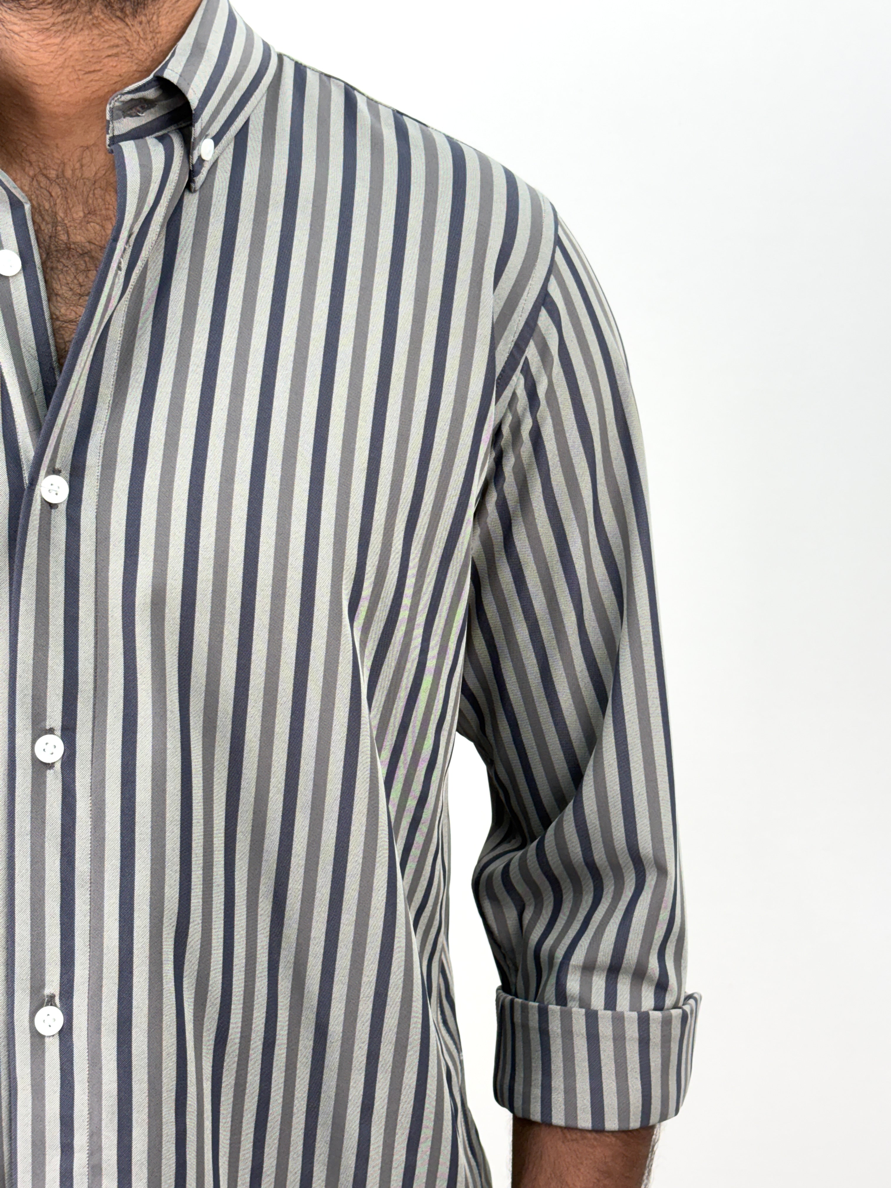 Grey Stripe Shirt