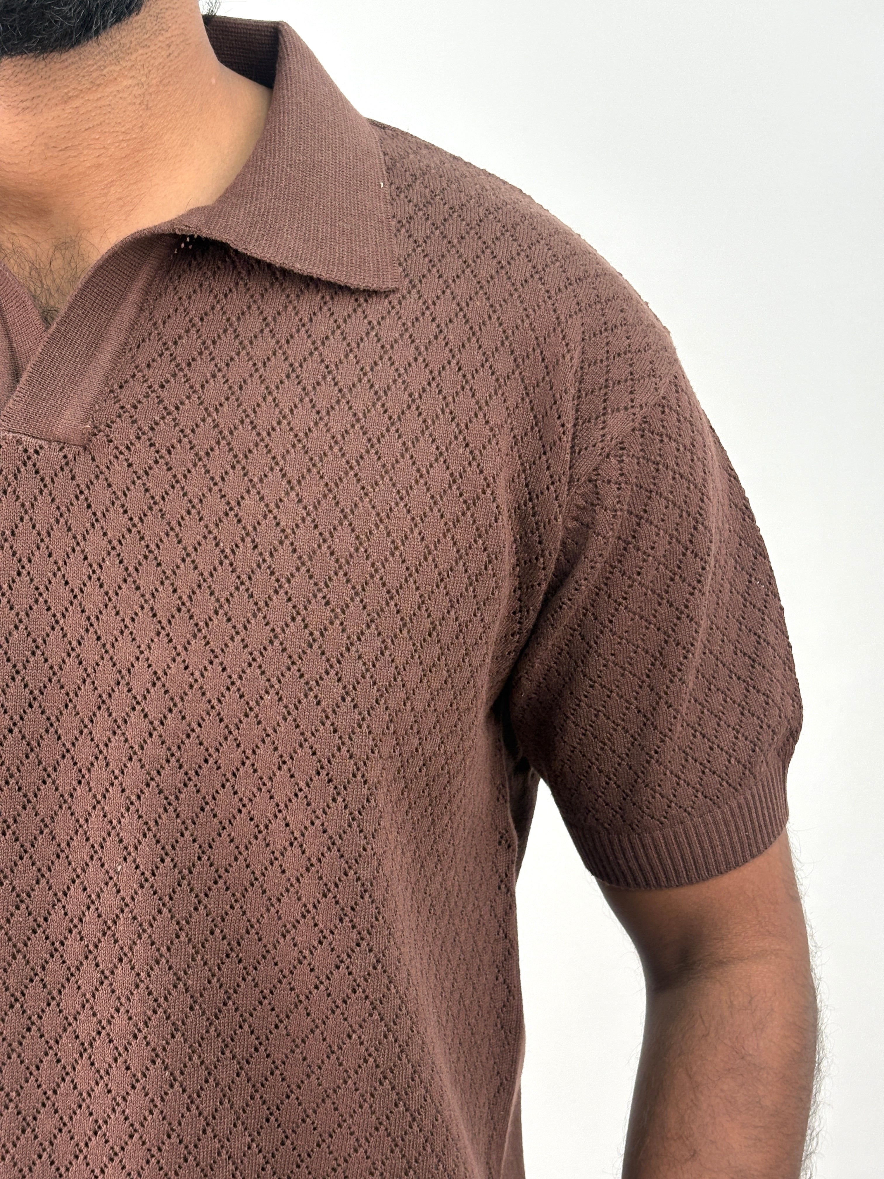 Brown Polo T-Shirt