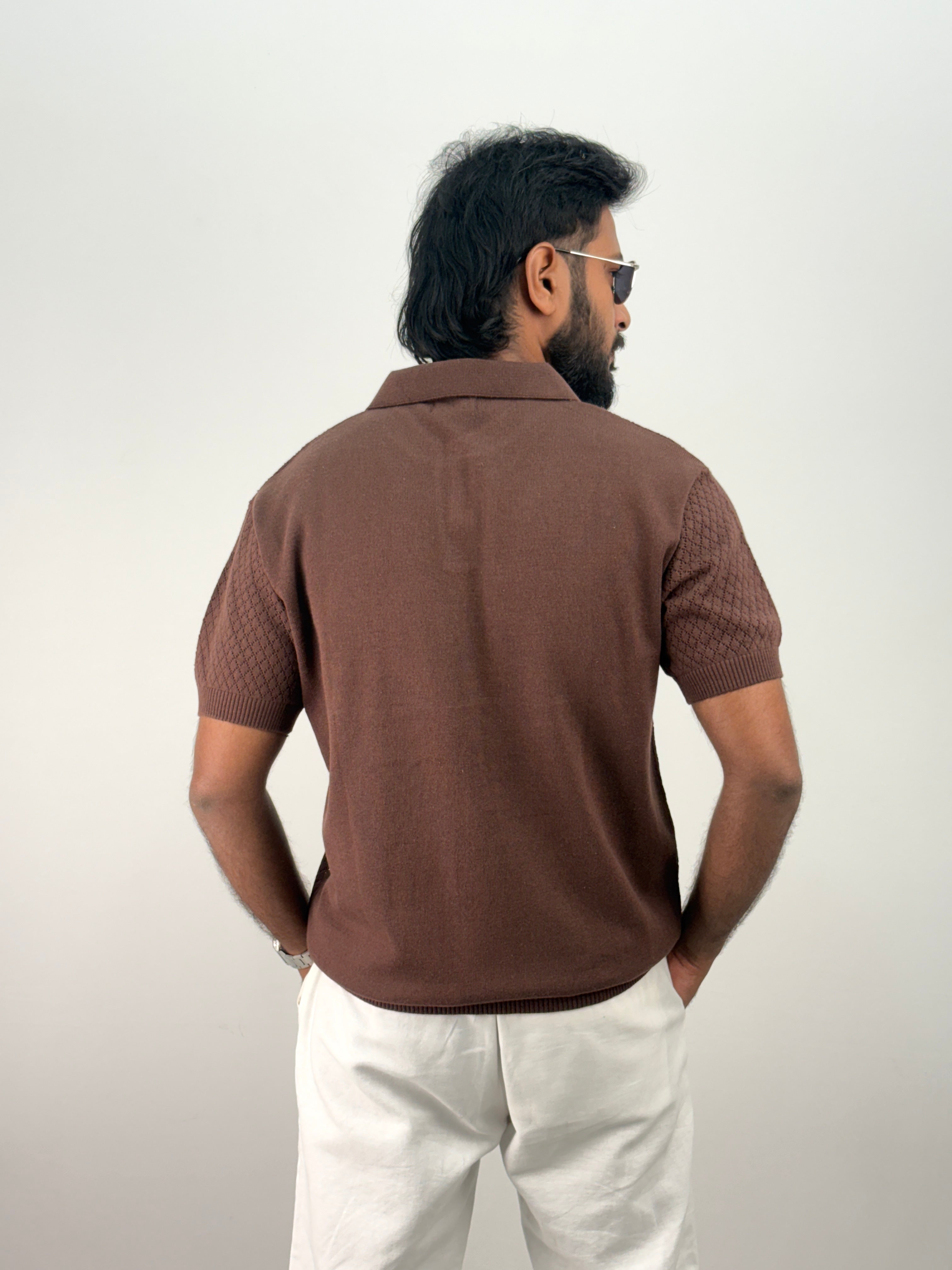Brown Polo T-Shirt