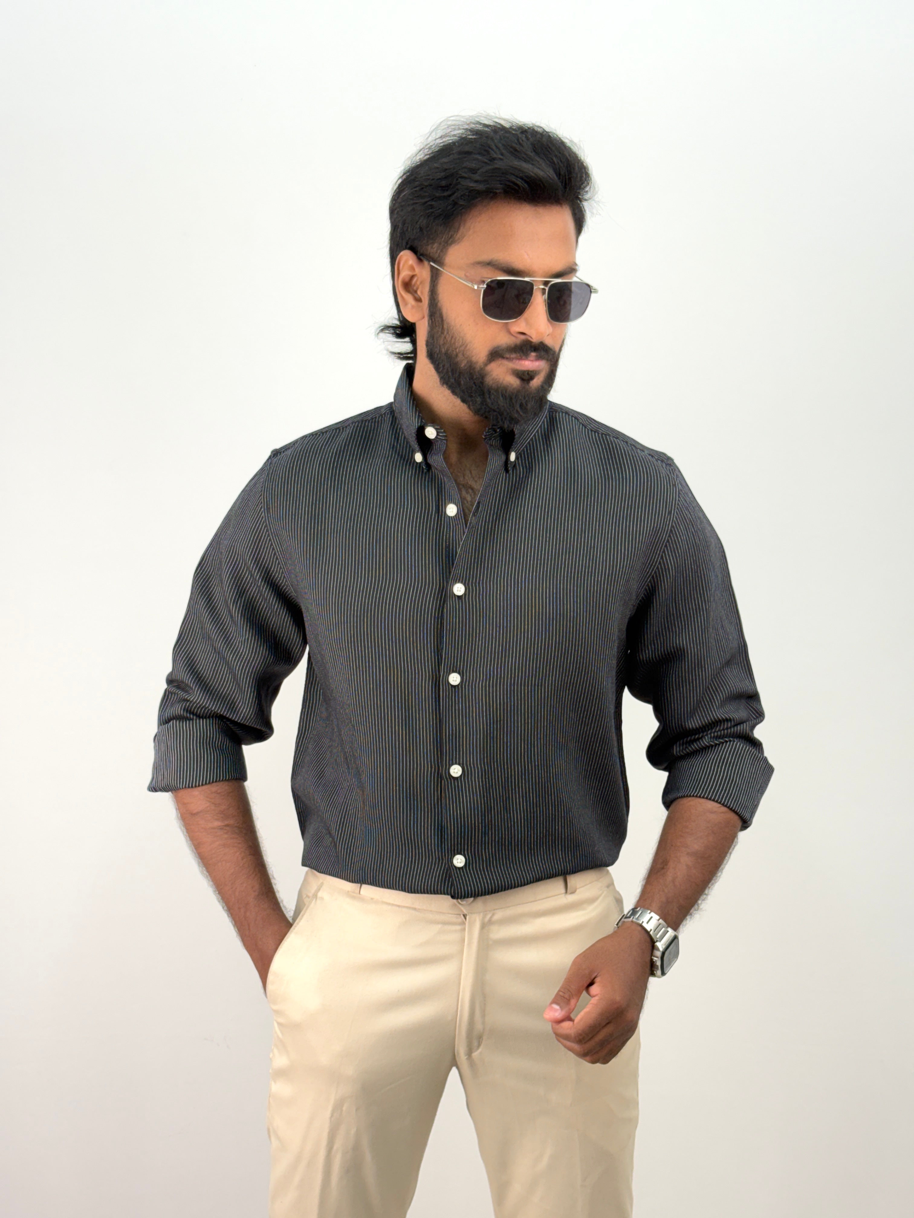 Black Stripe Shirt