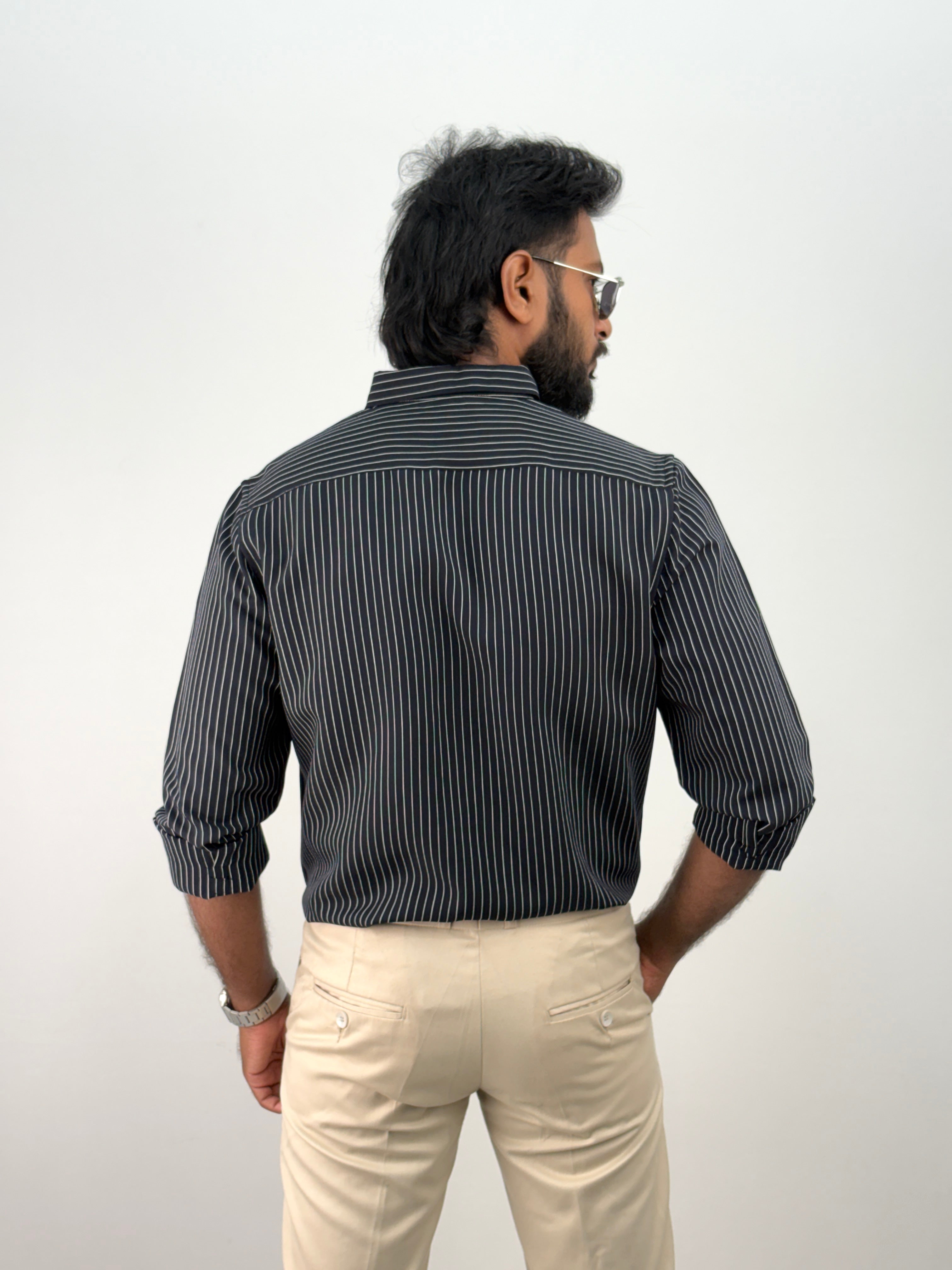 Navy Stripe Shirt