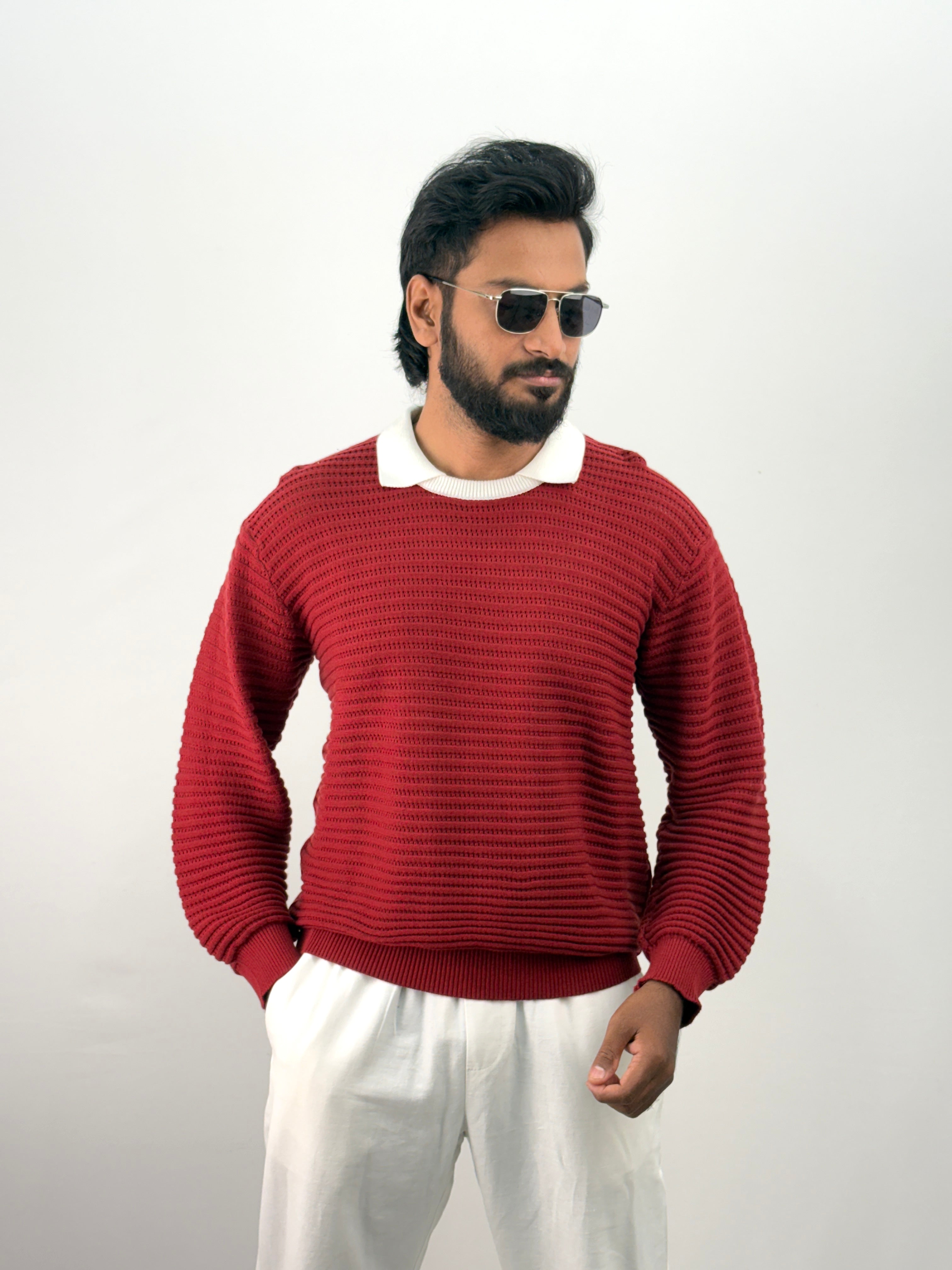 Red Full Sleeve T-Shirt