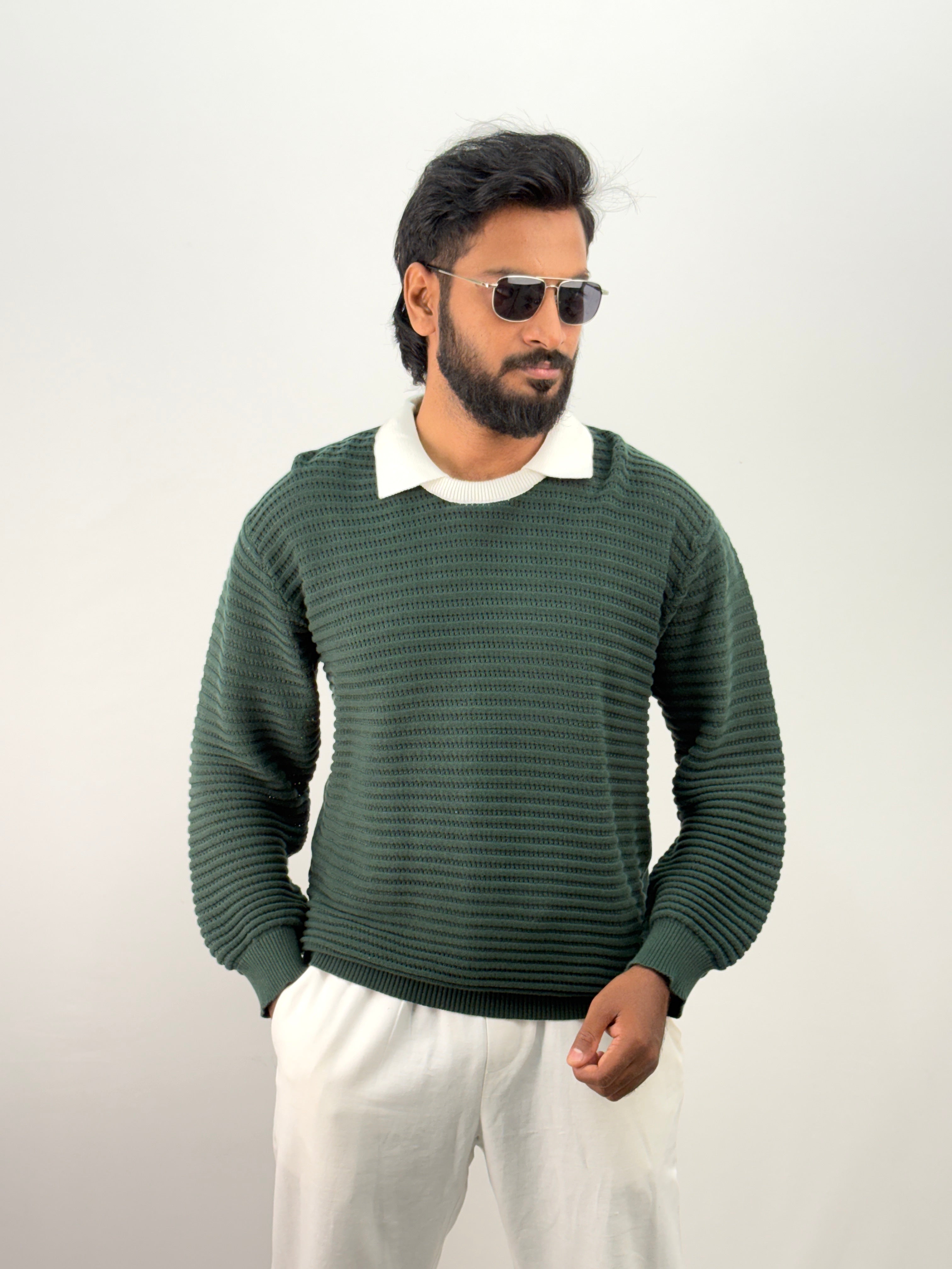 Green Full Sleeve T-Shirt