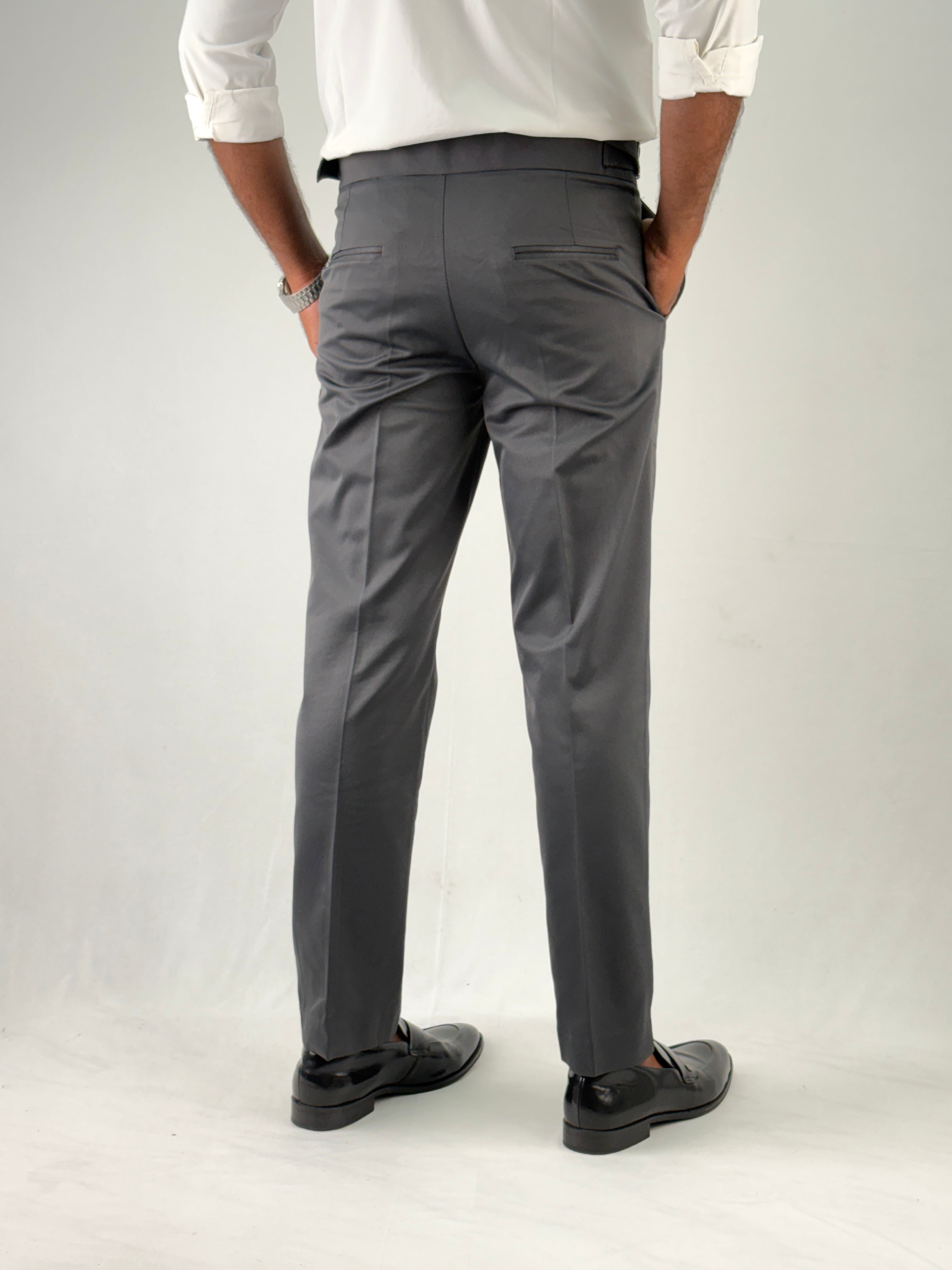 Dark Grey Gurkha Pant 2