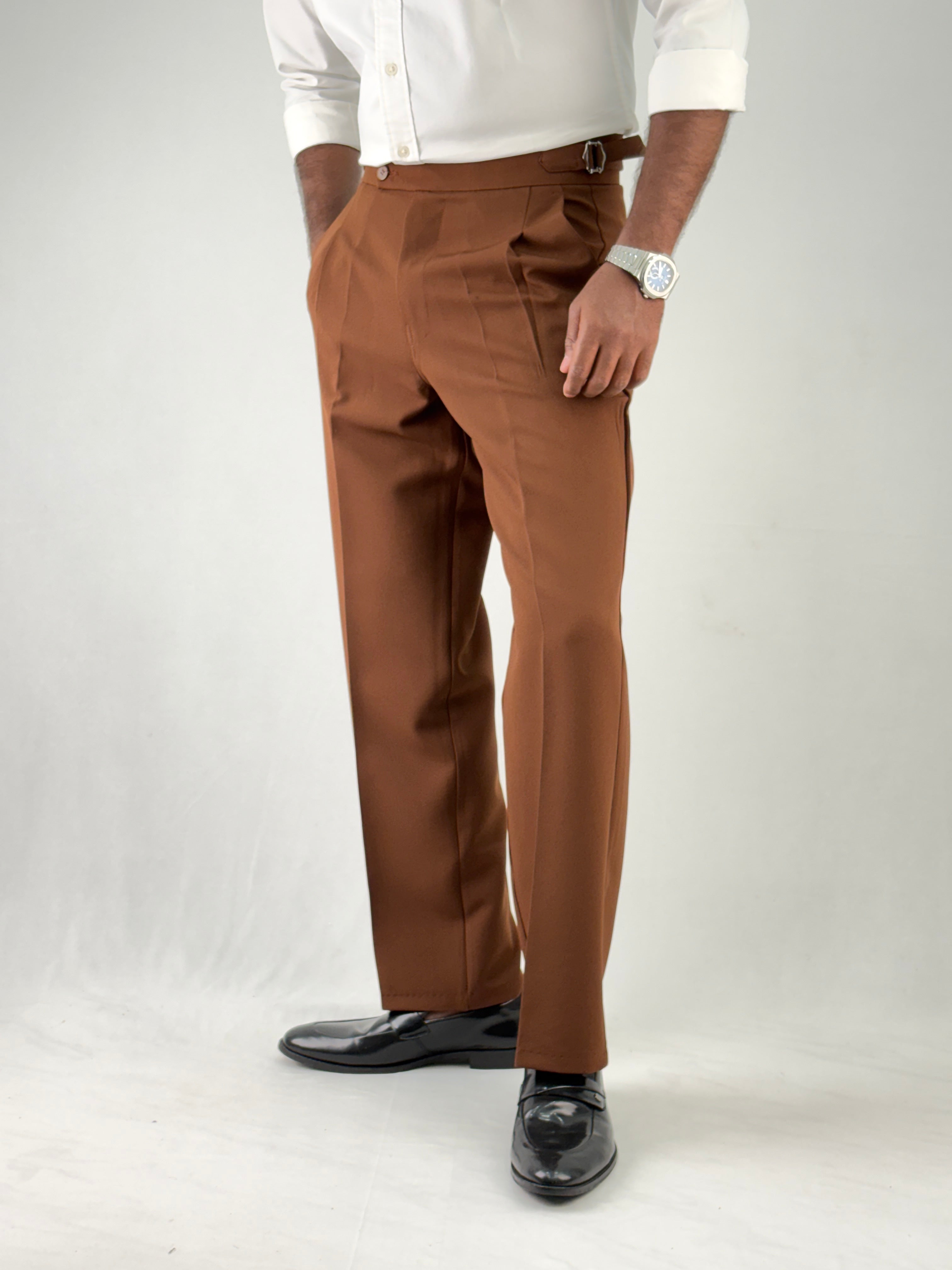 Brown Loose Fit Pant
