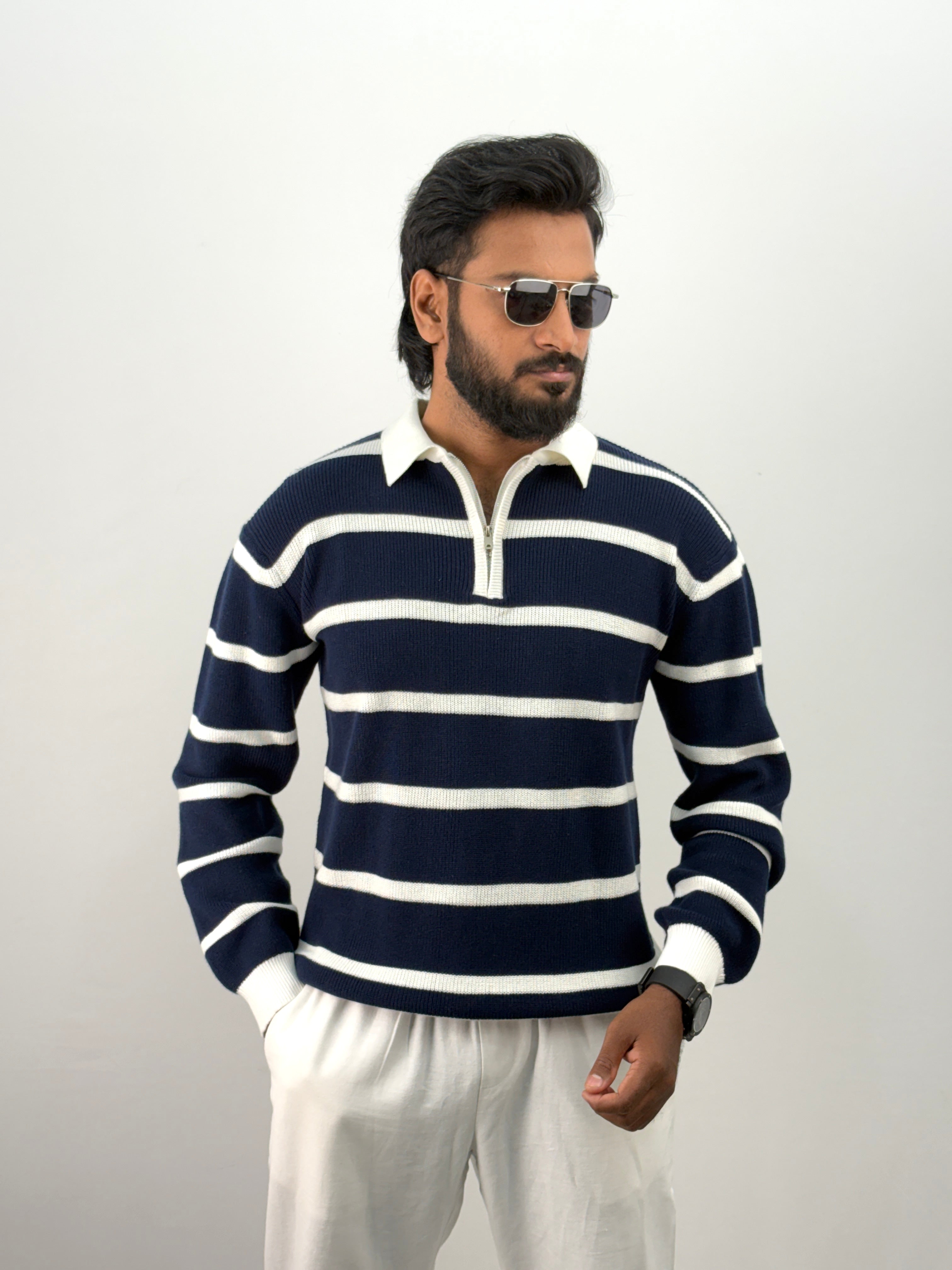 Navy Full Sleeve T-Shirt