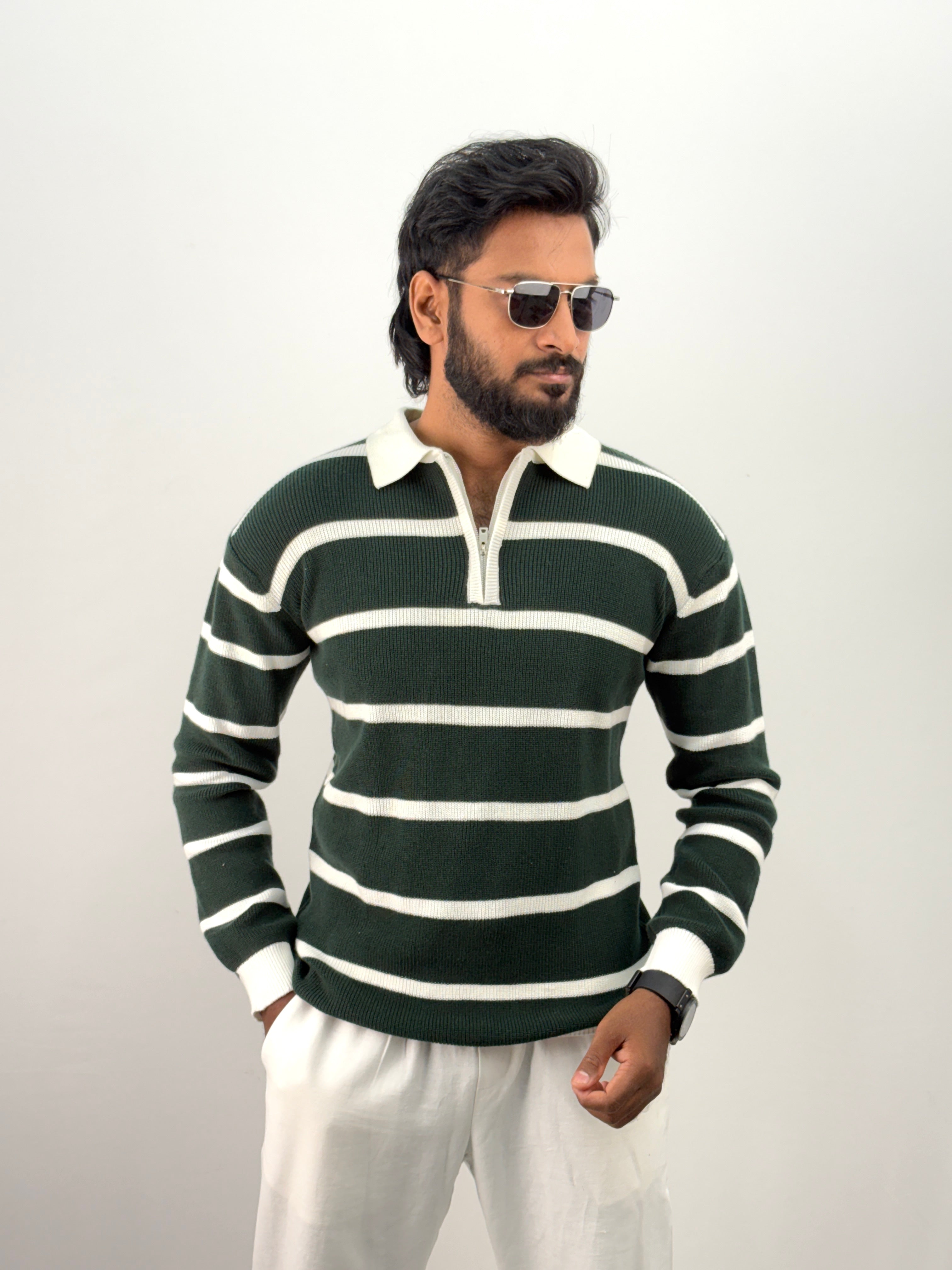 Green Full Sleeve T-Shirt