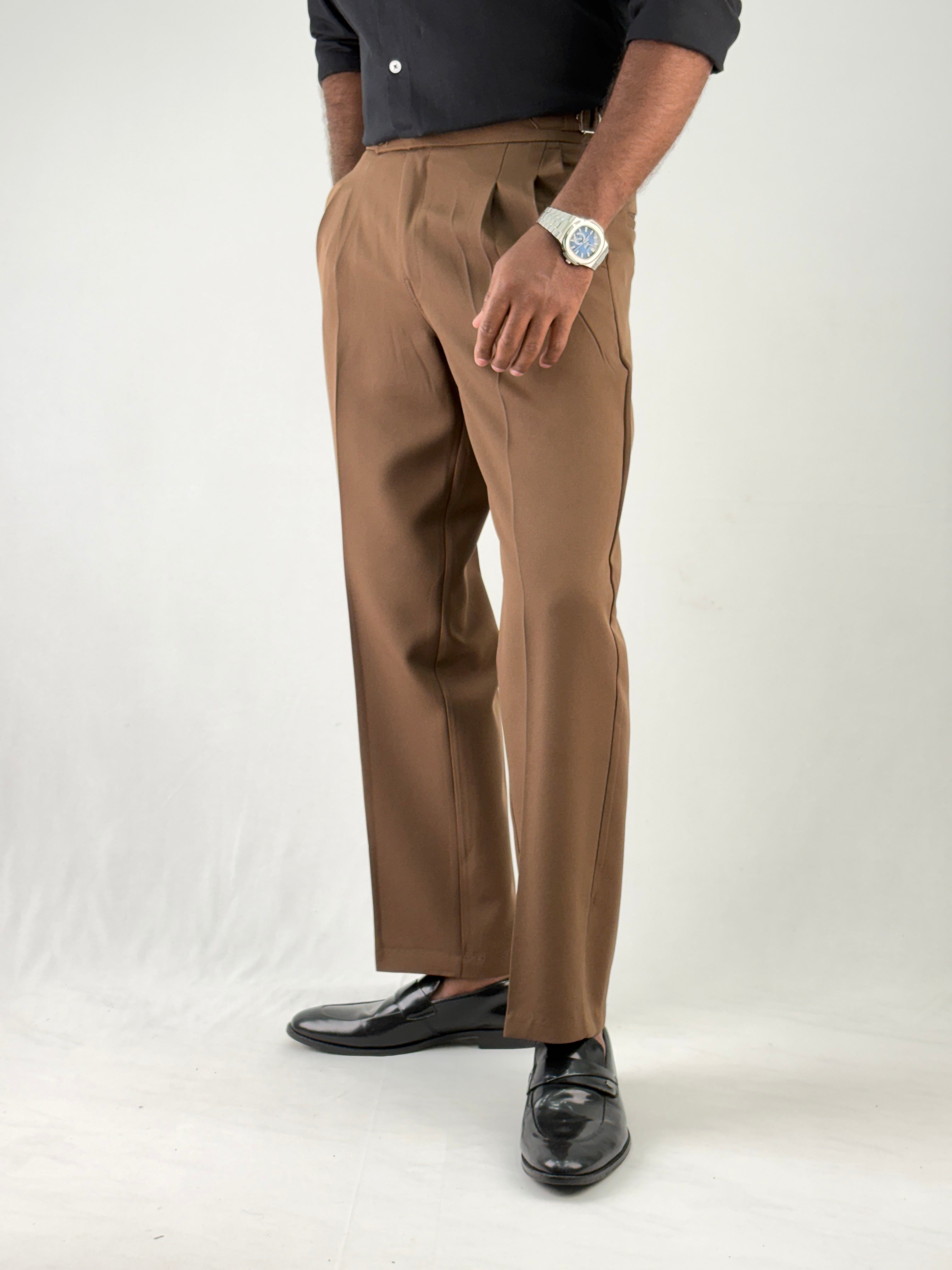 Coffee Loose Fit Pant