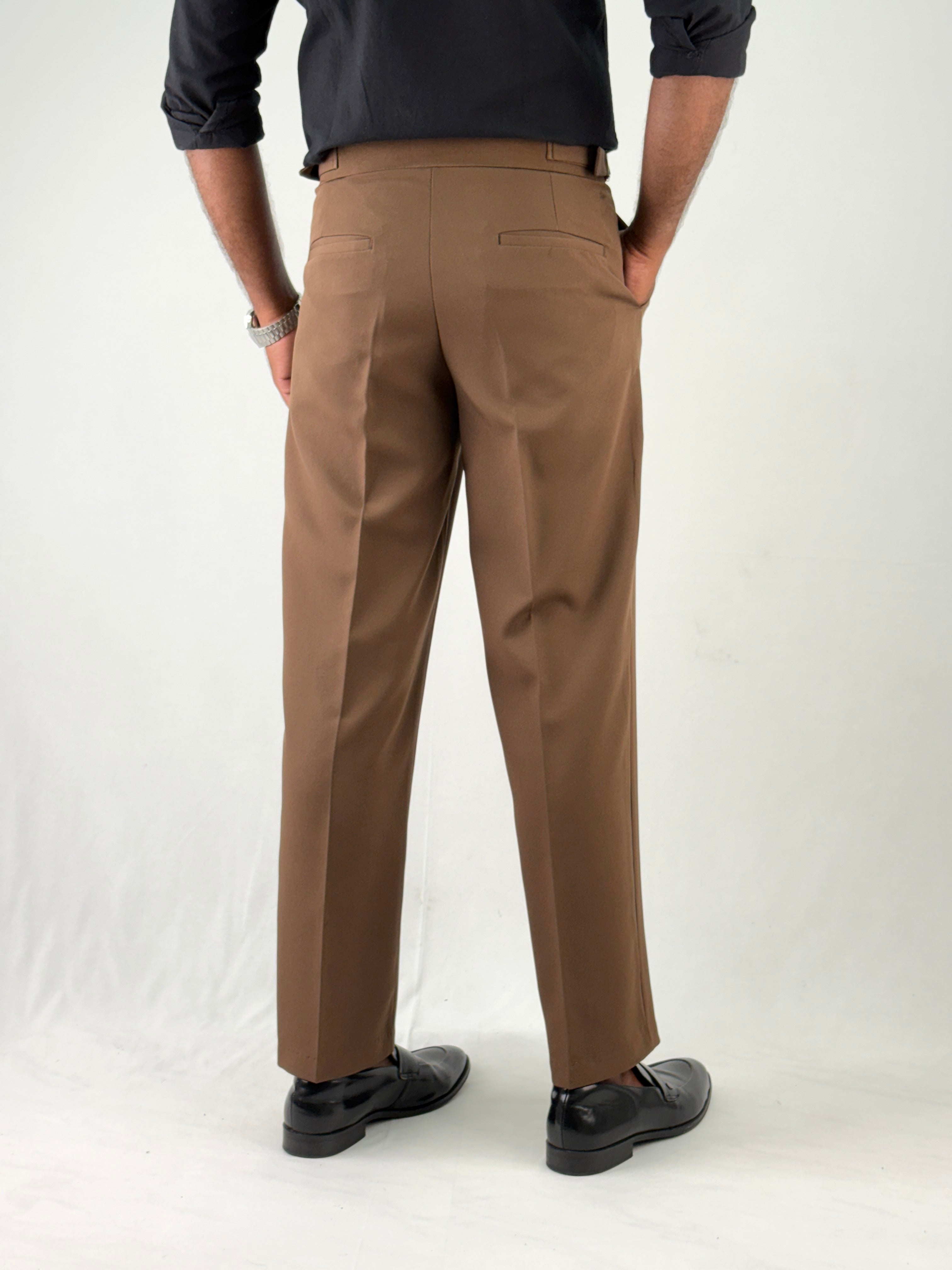 Coffee Loose Fit Pant