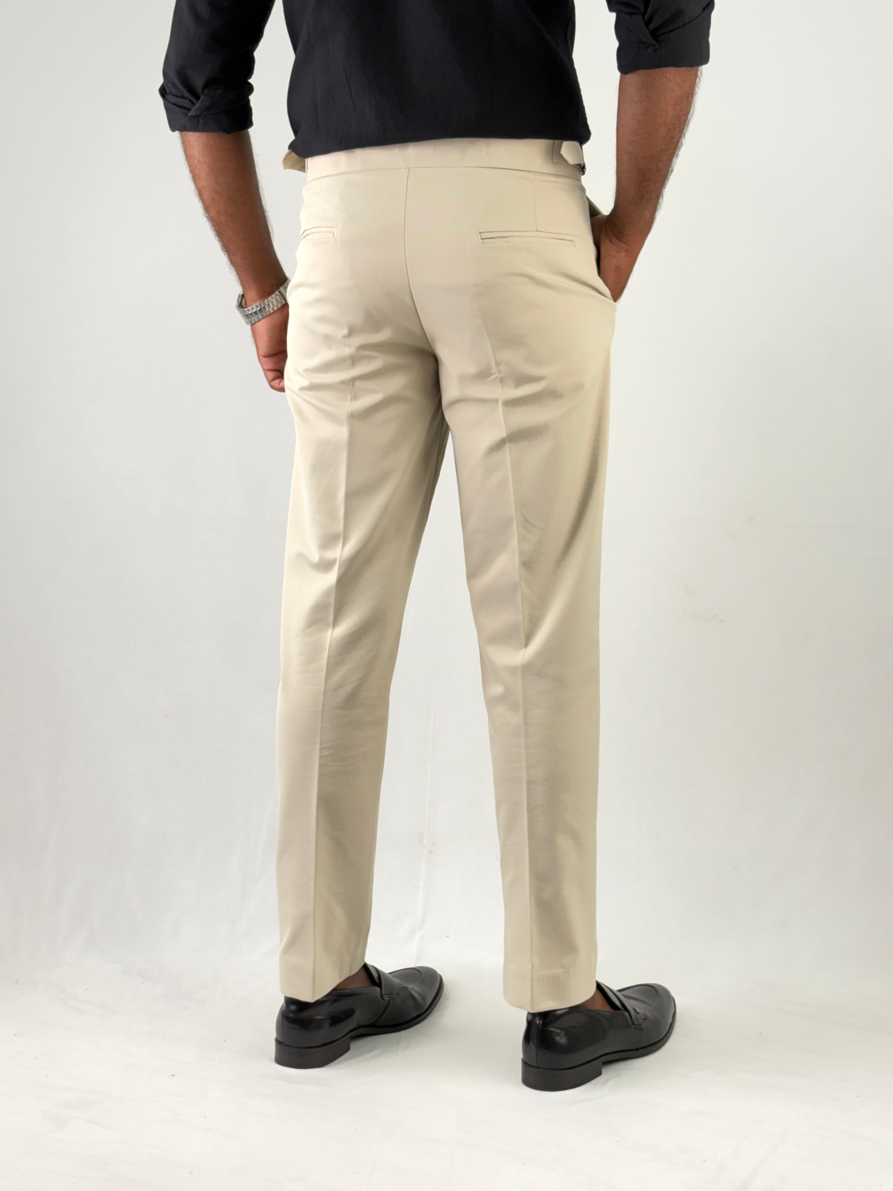 Cream Gurkha Pant 2