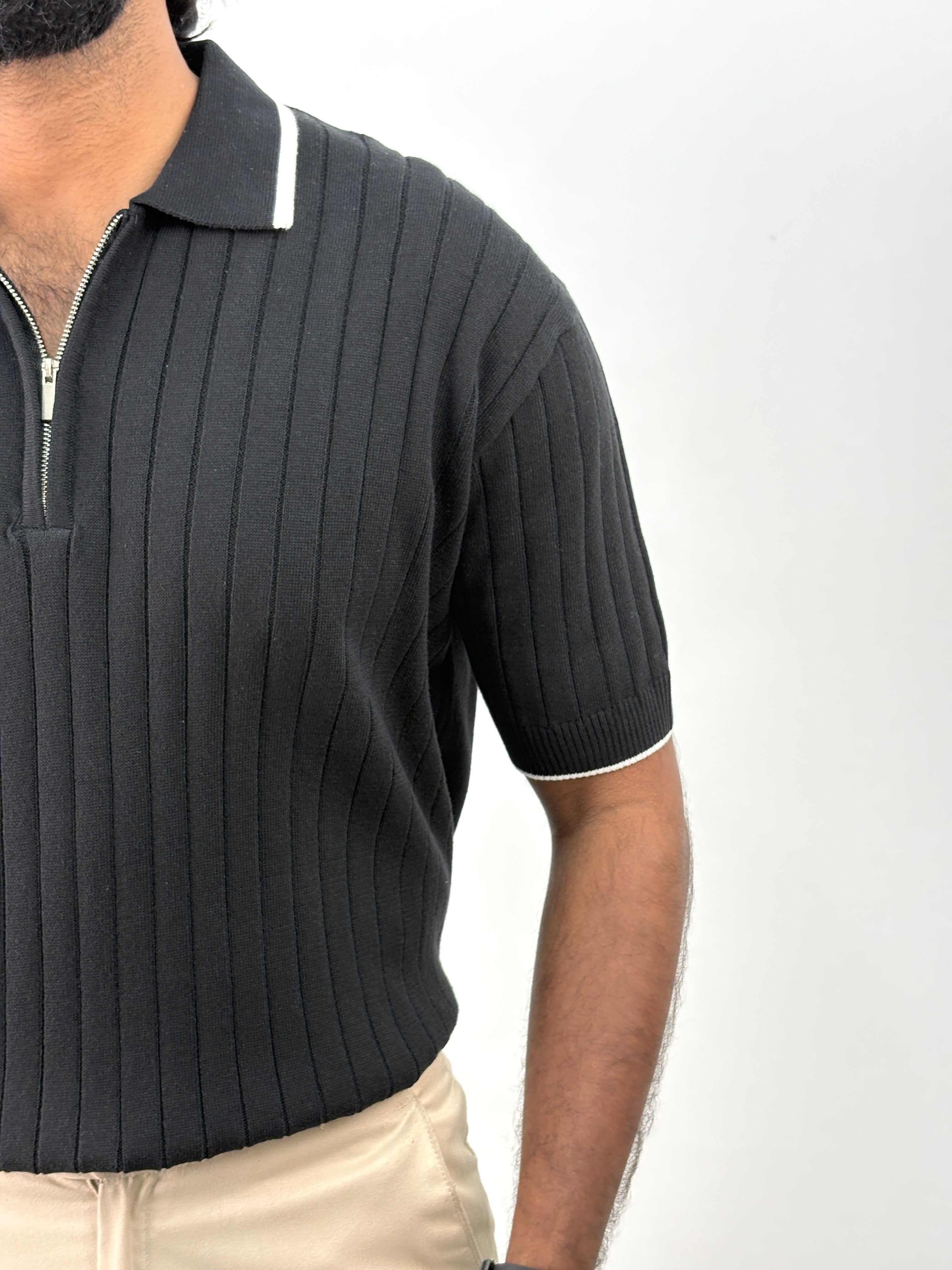 Black Polo T-Shirt