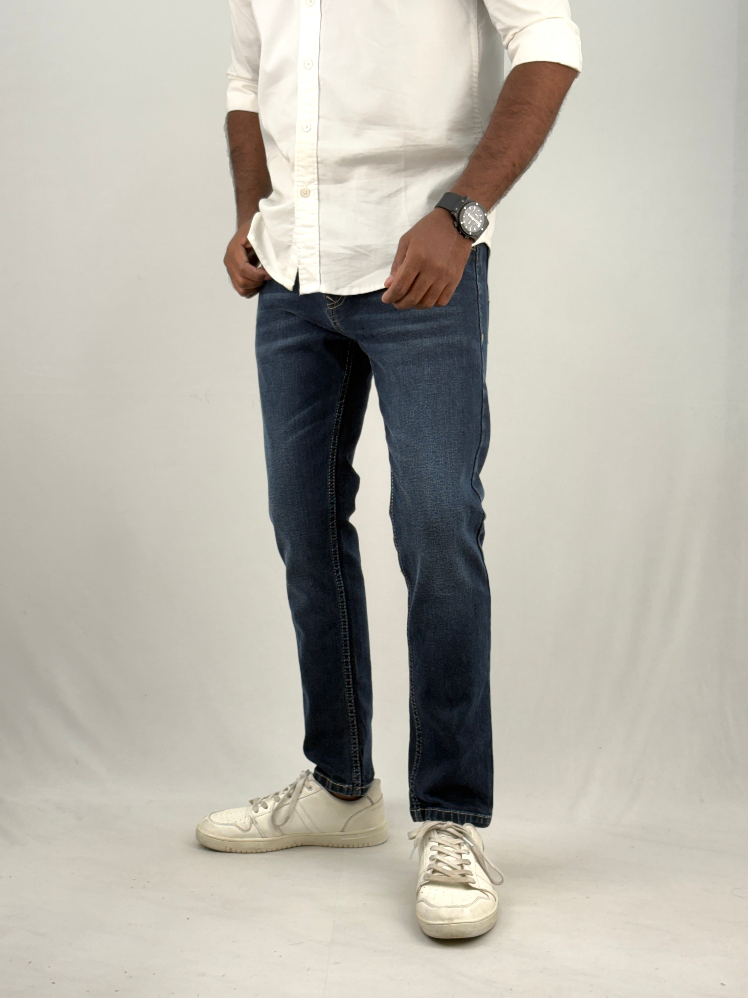Denim Blue Ankle Fit Jean