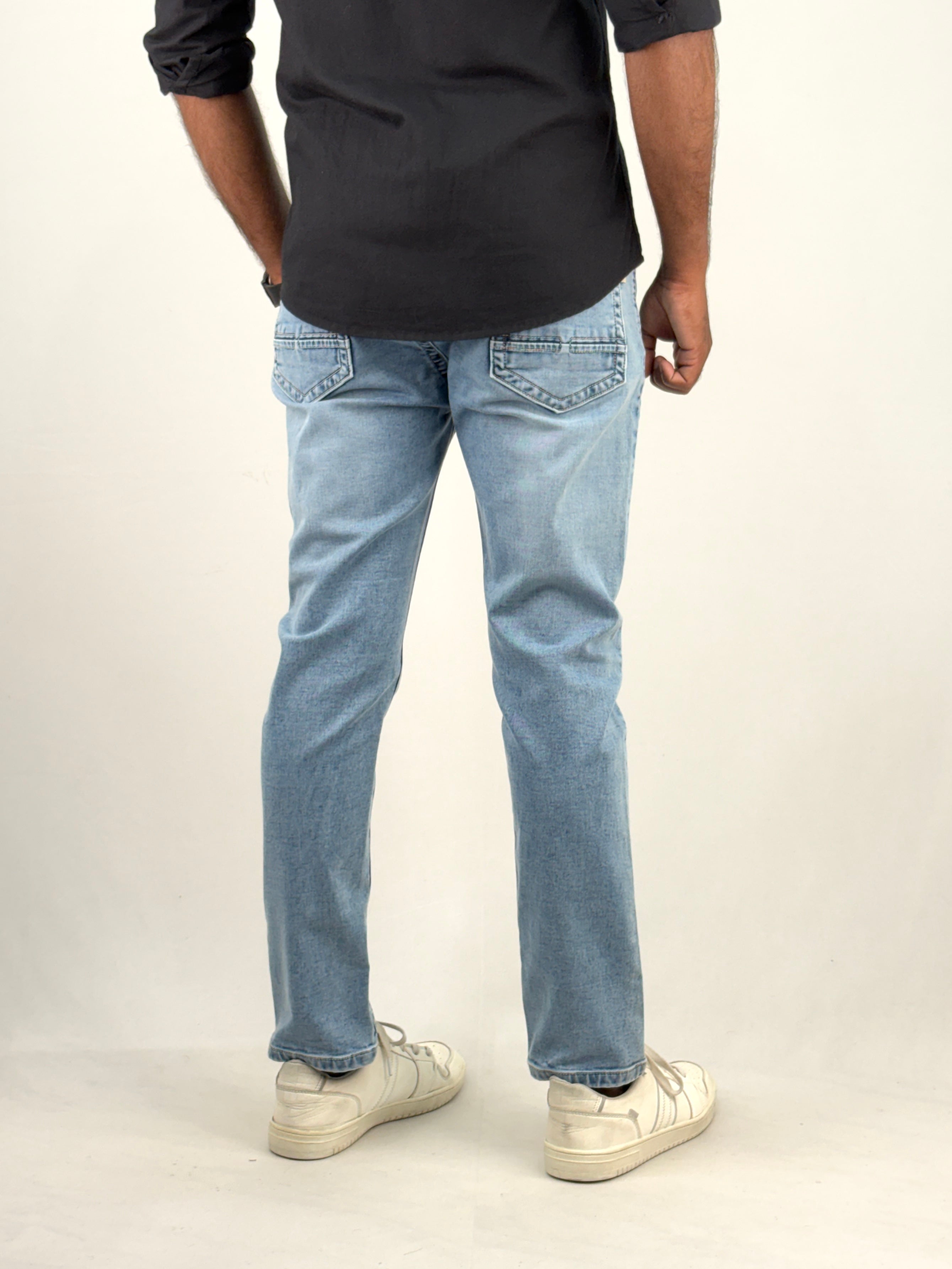 Ice Blue Ankle Fit Jean