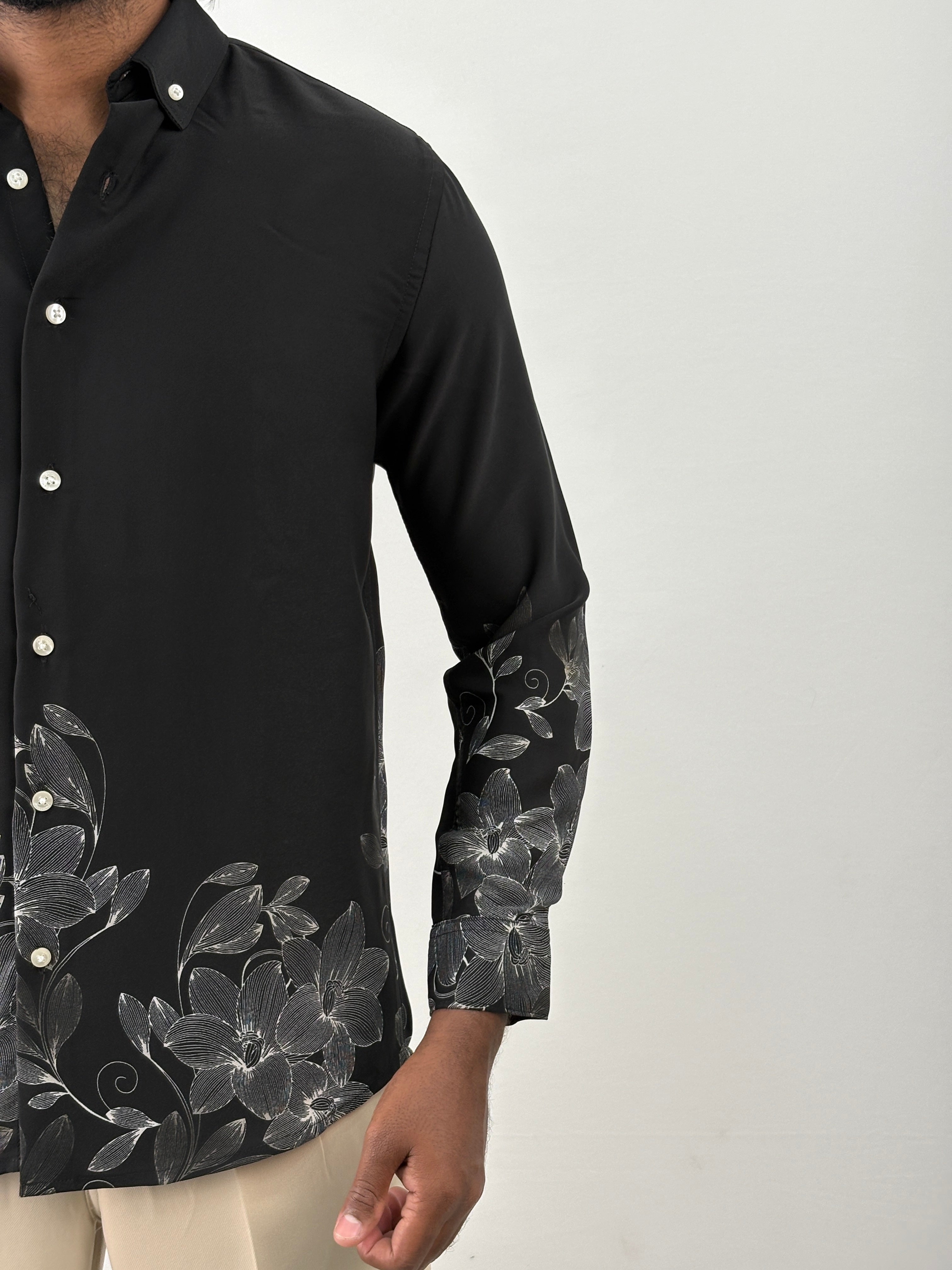 Black IMP Printed Shirt