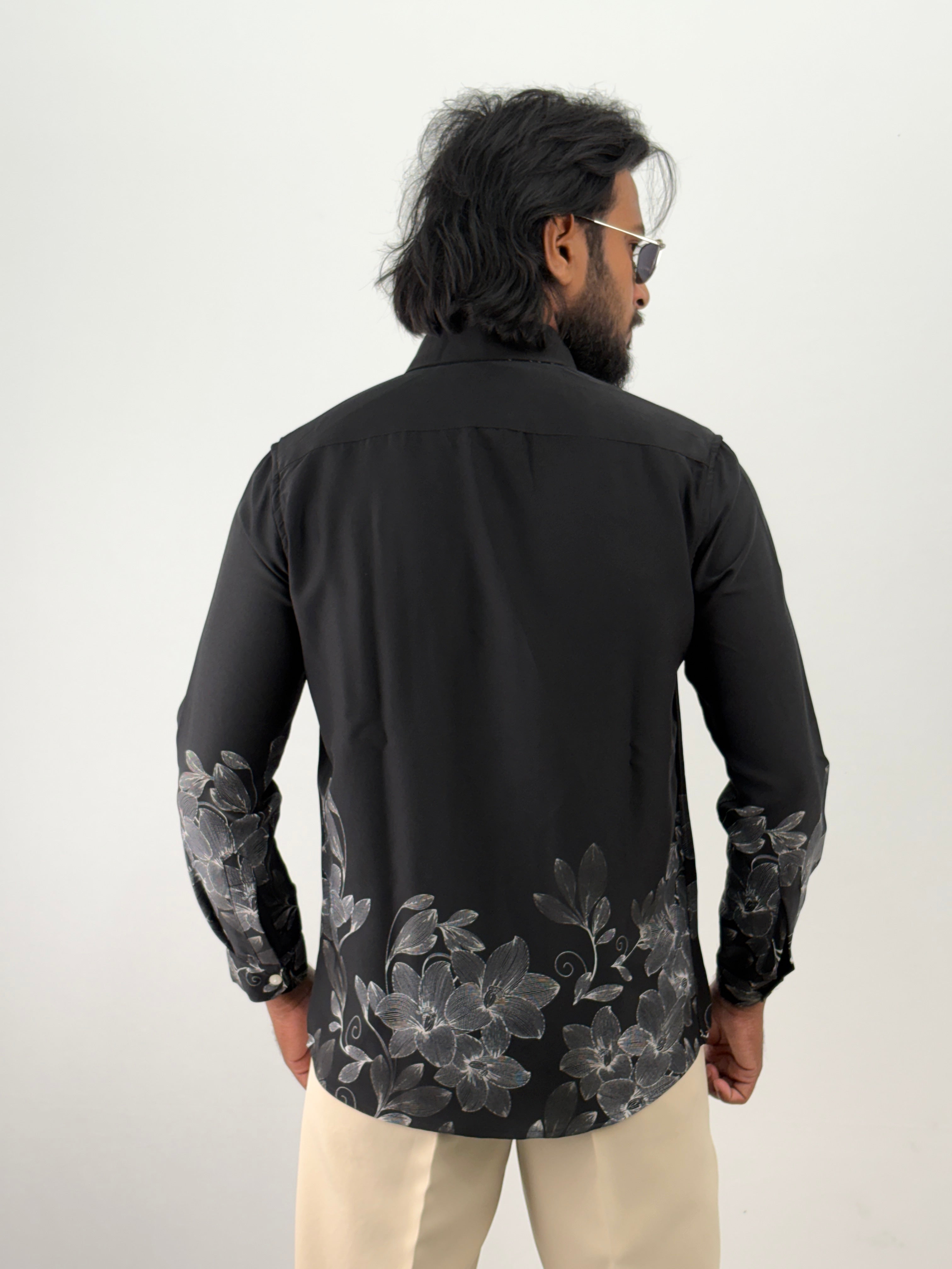 Black IMP Printed Shirt