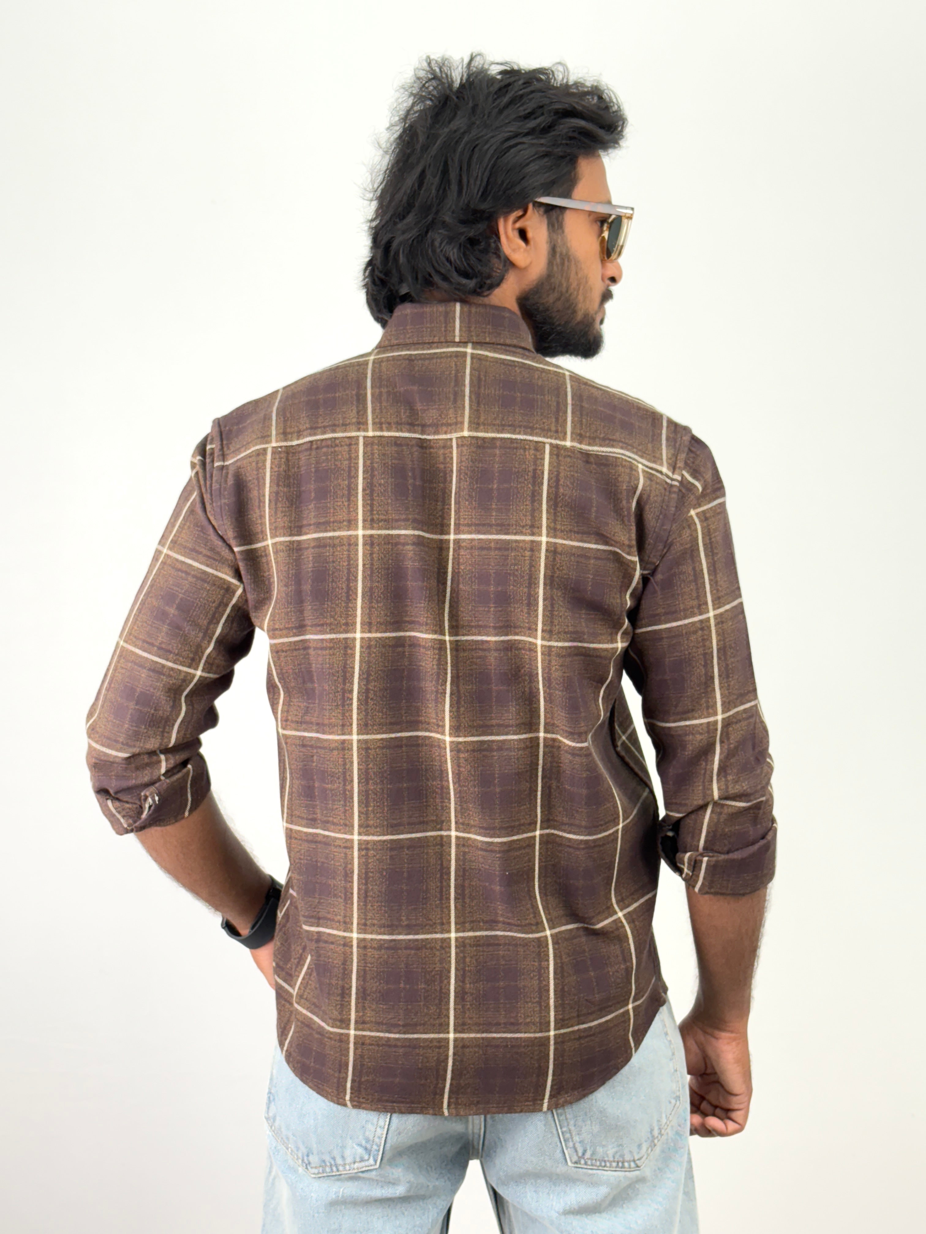 Brown Flannel Shirt