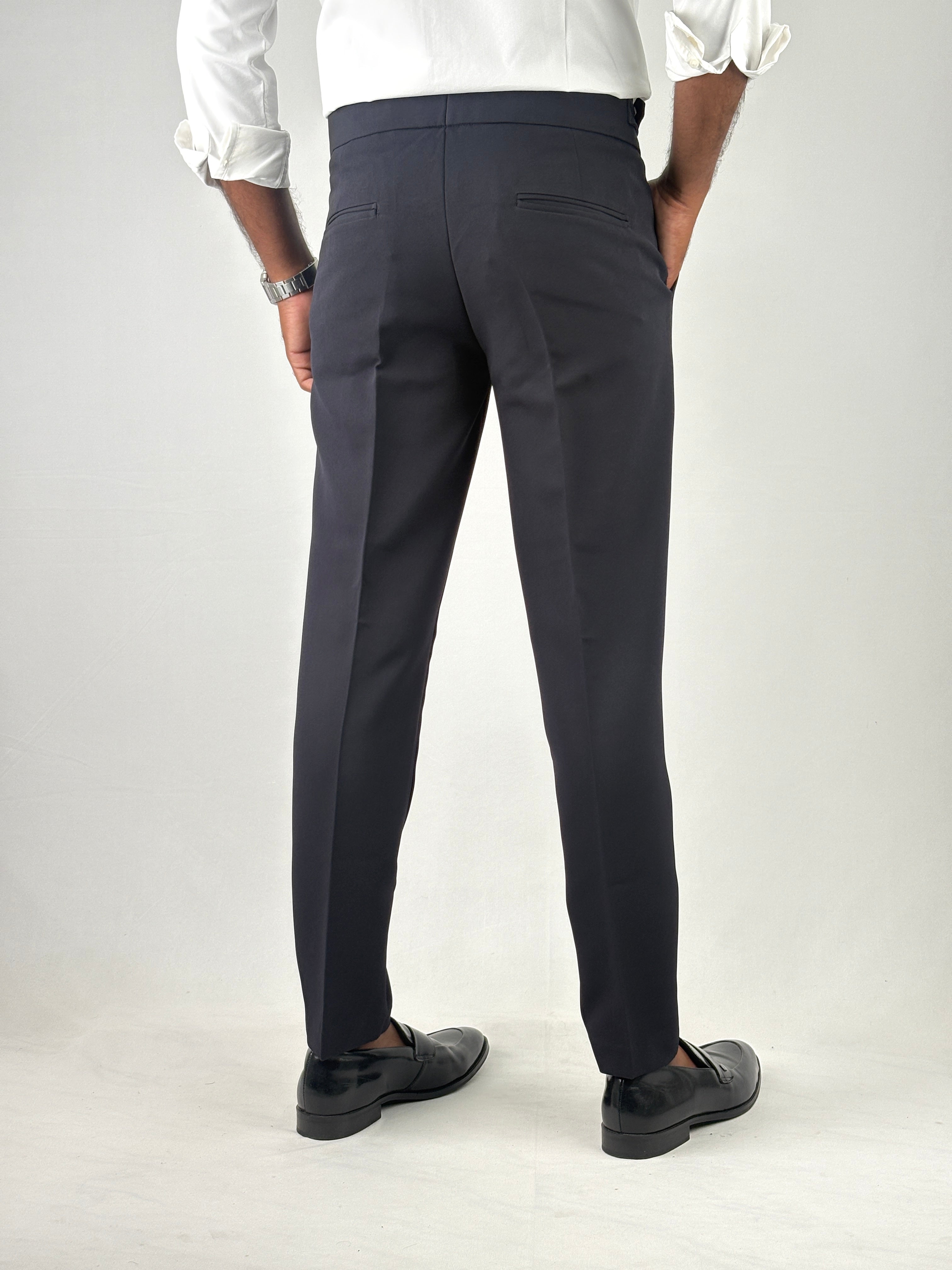 Navy Gurkha Pants