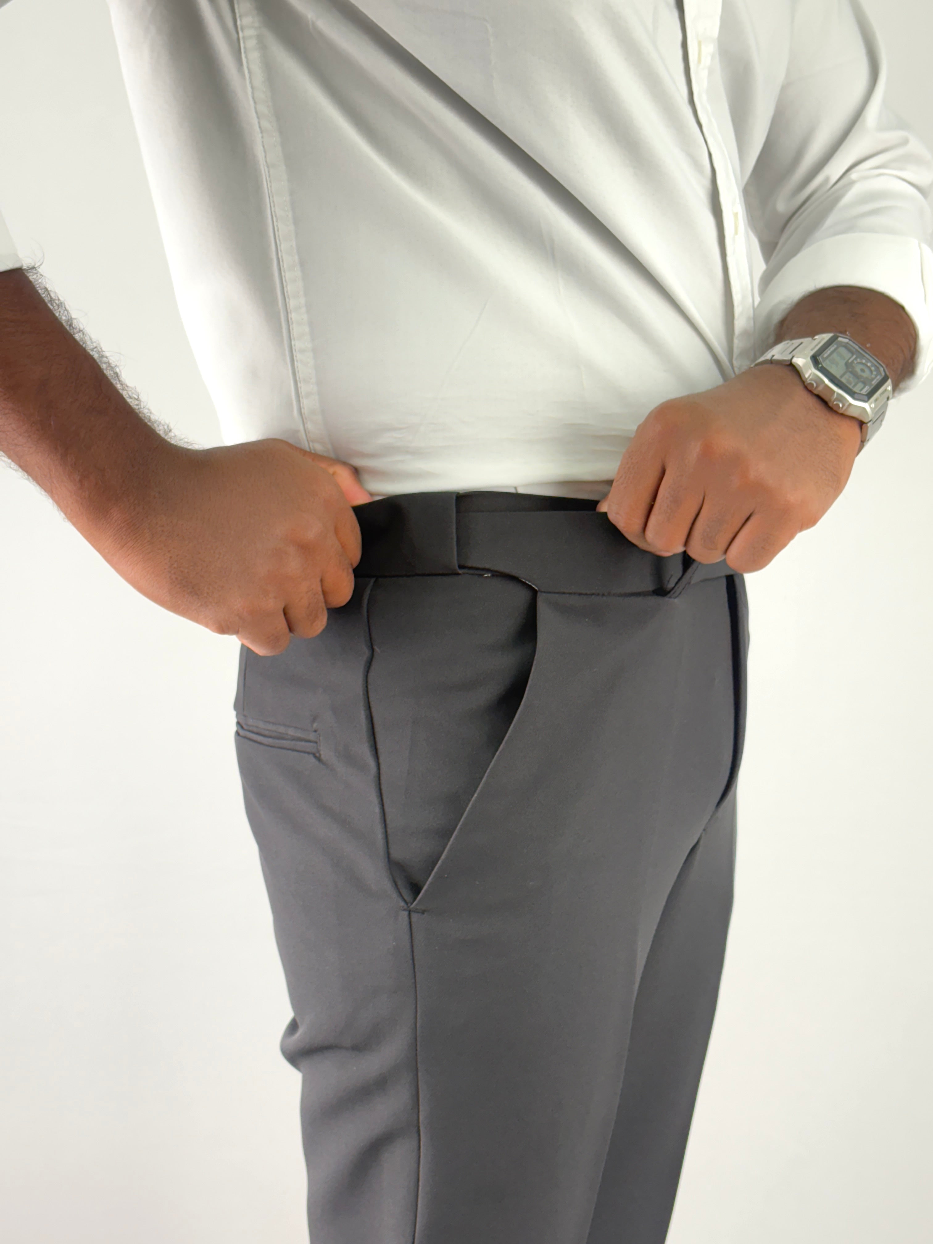 Black Flexiwaist Formal Pant
