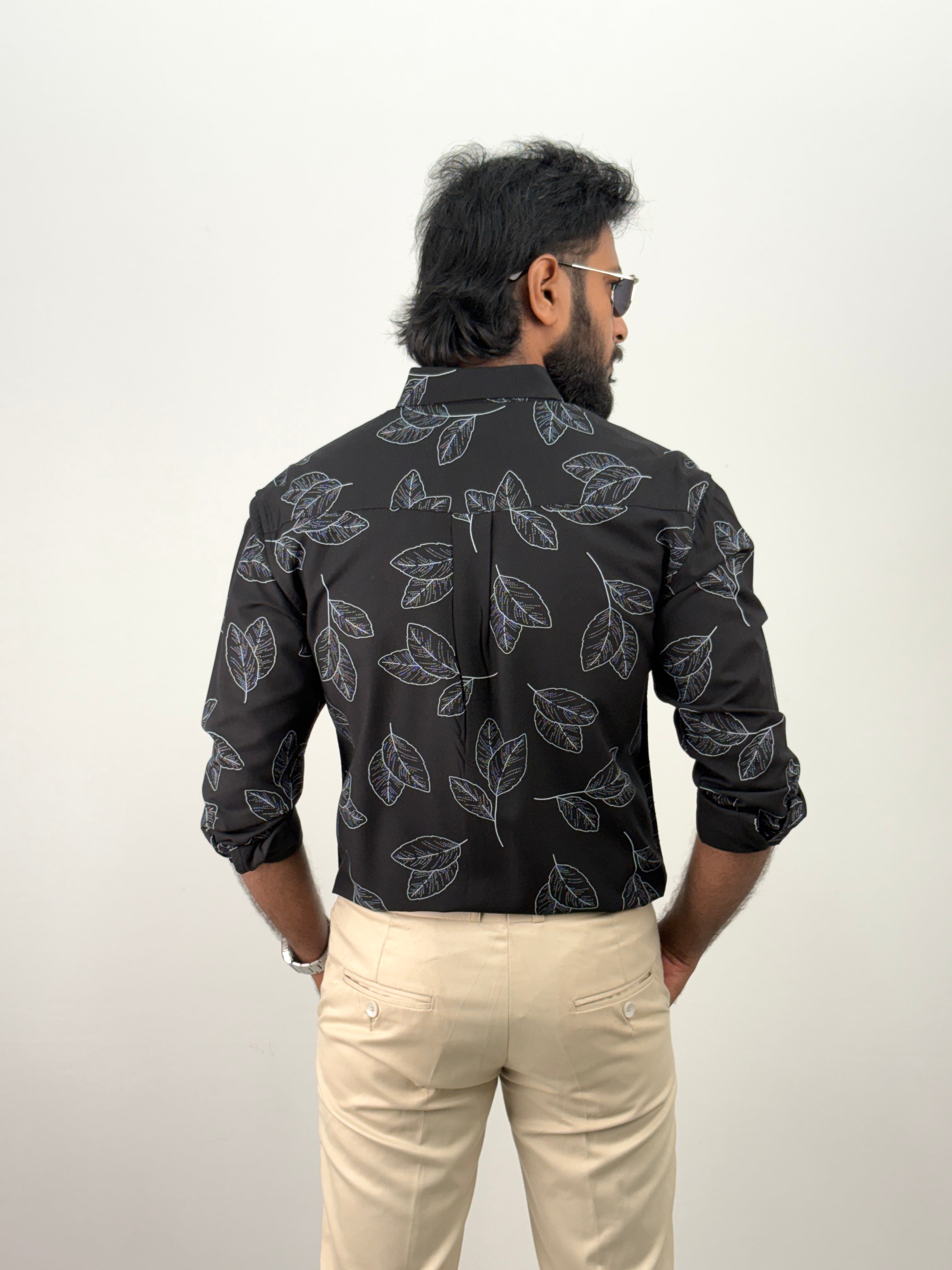 Black Printed Shirt