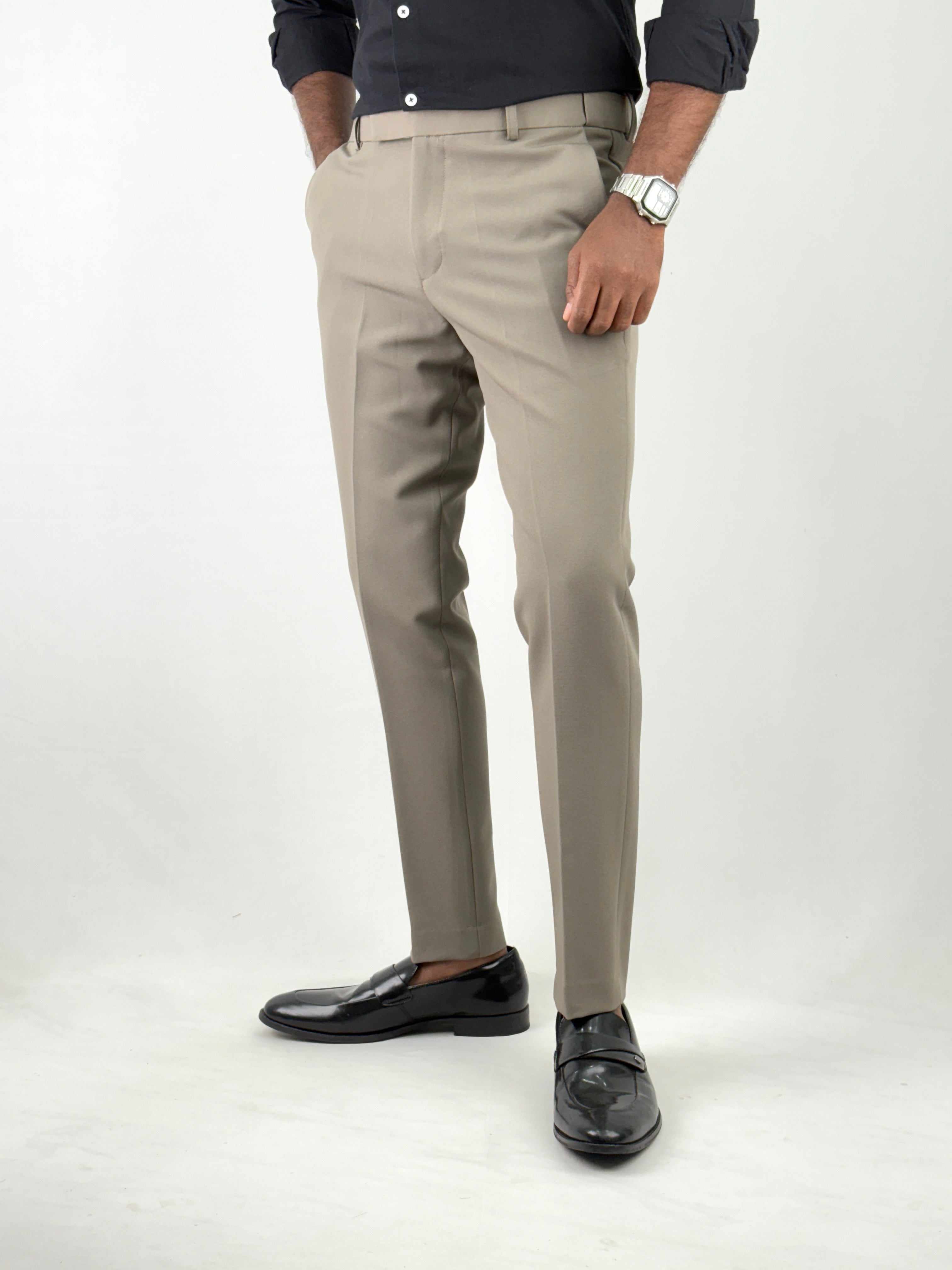 Grey Moss Flexiwaist Formal Pant