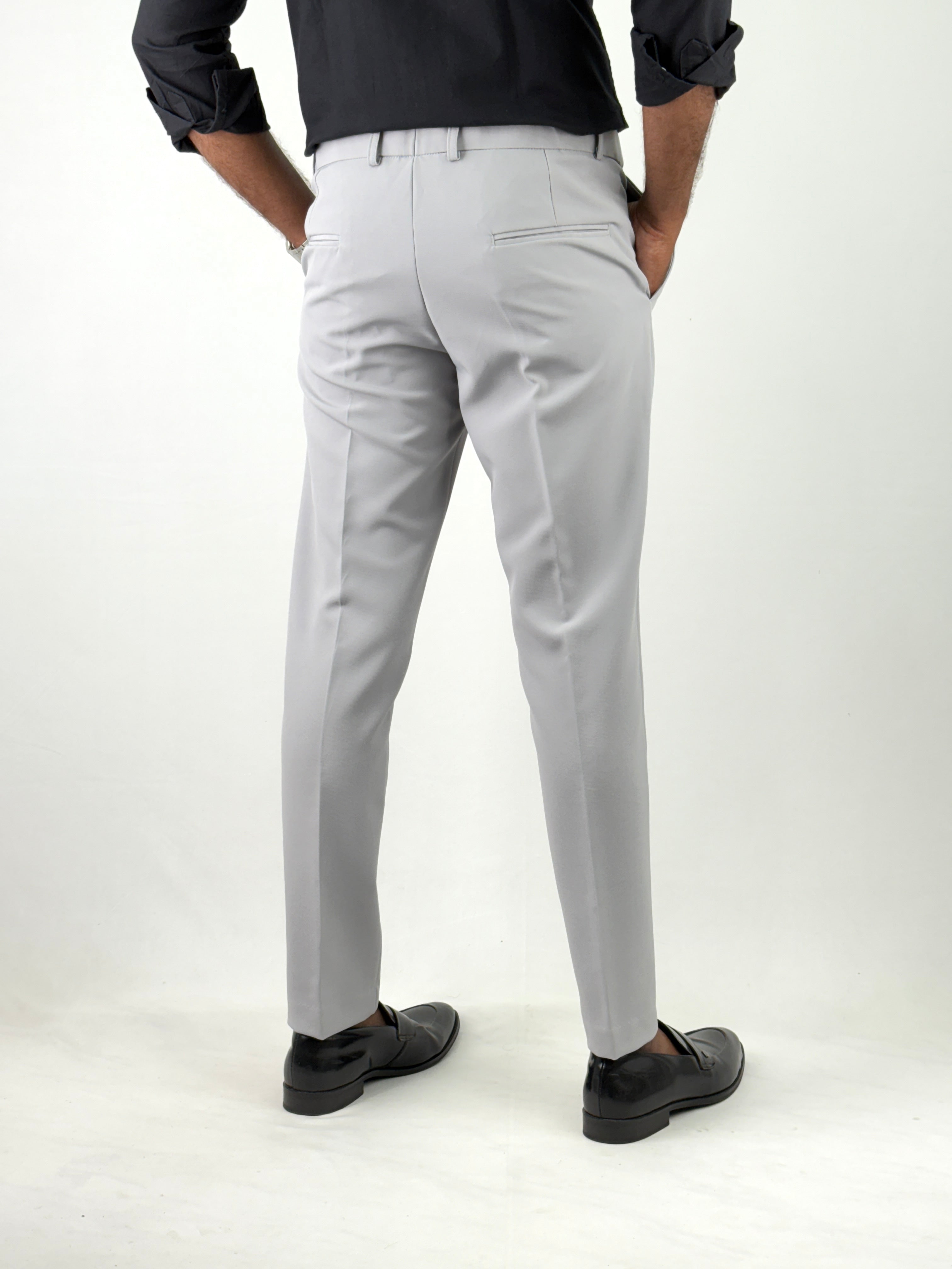 Light Grey Flexiwaist Formal Pant